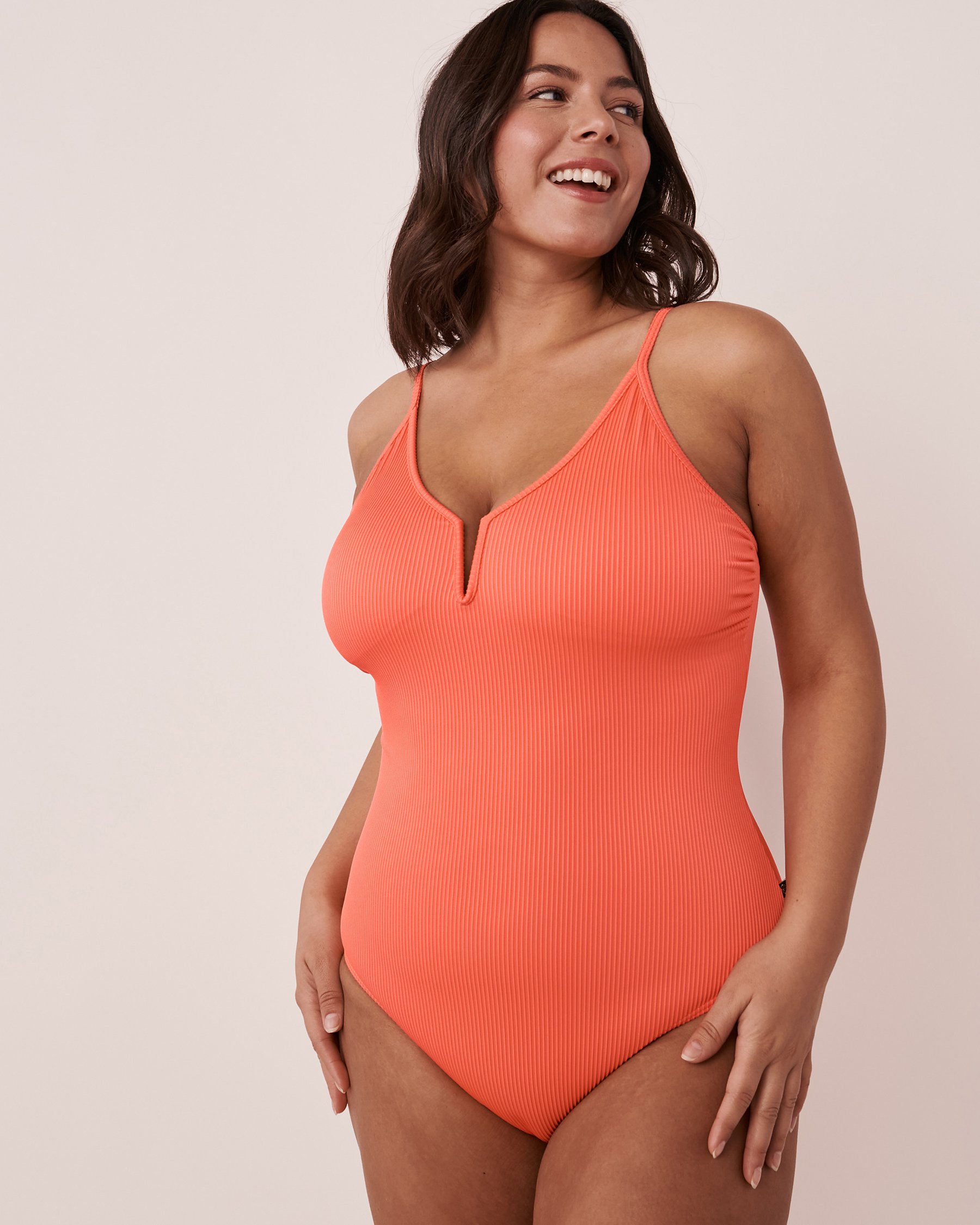 AQUAROSE Maillot une-pièce en fibres recyclées HAILEY Rose 70400073 - View5