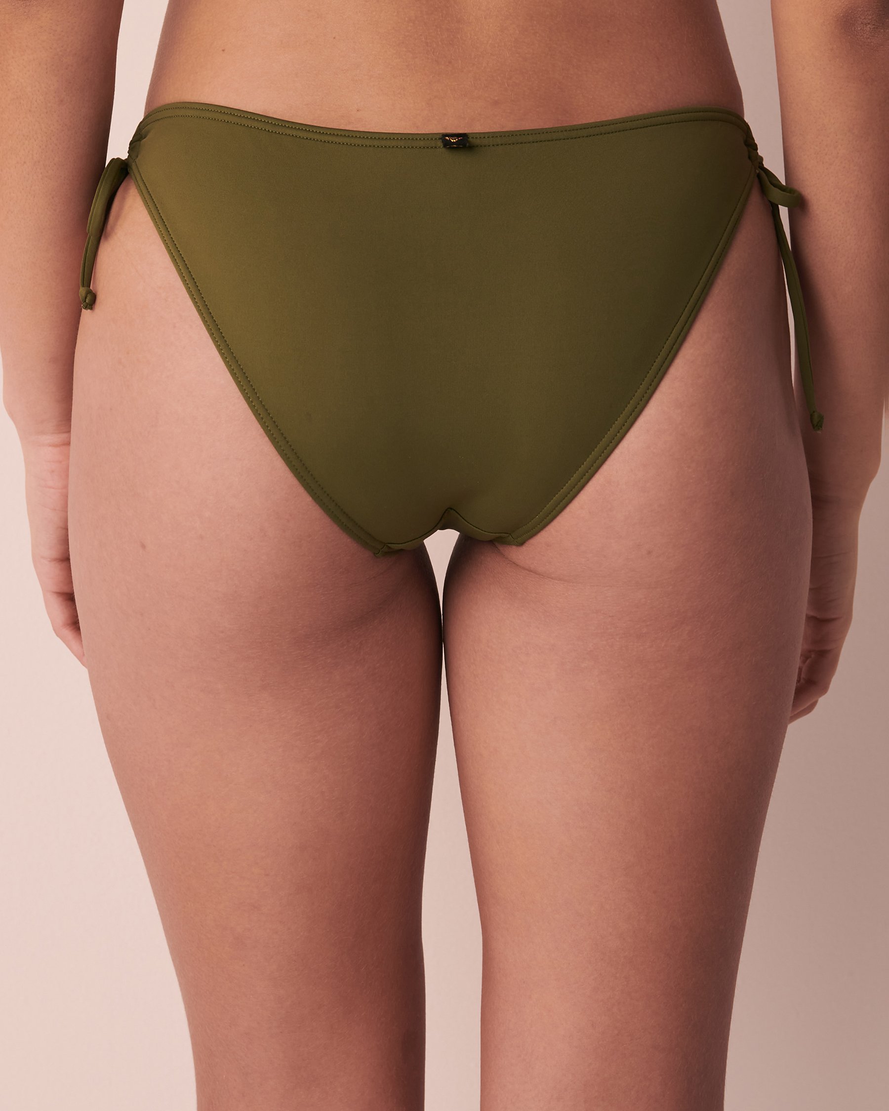 LA VIE EN ROSE AQUA WINTER MOSS Recycled Fibers Brazilian Bikini Bottom Olive 70300394 - View5