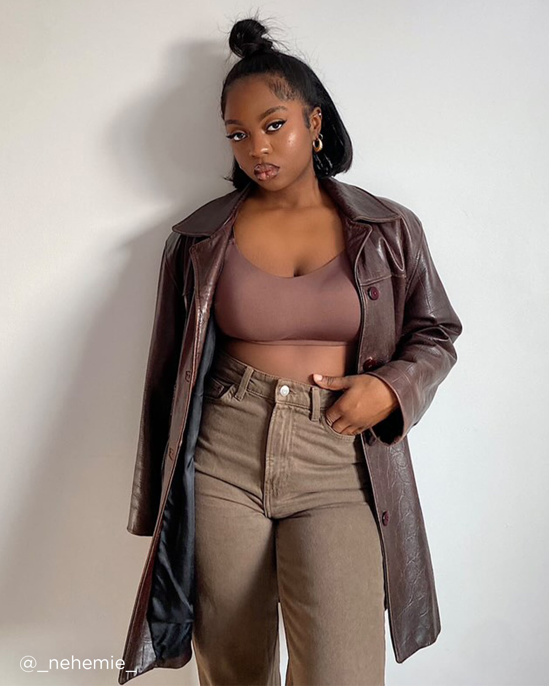 LA VIE EN ROSE Lightly Lined Wireless Minimalist Bra Smooth coffee 10200244 - View12