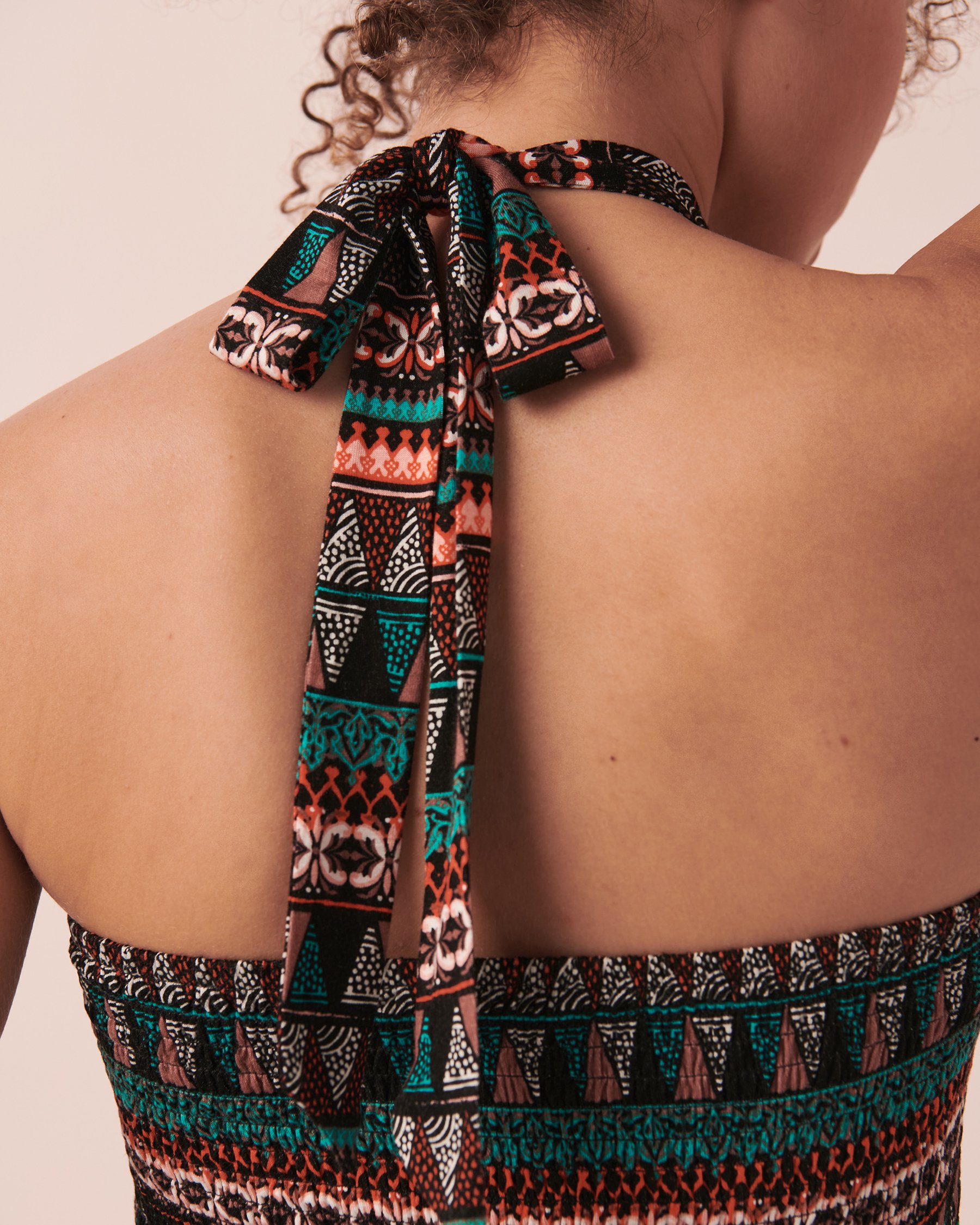 Soft Jersey Bandeau Dress - Multicolor print | la Vie en Rose