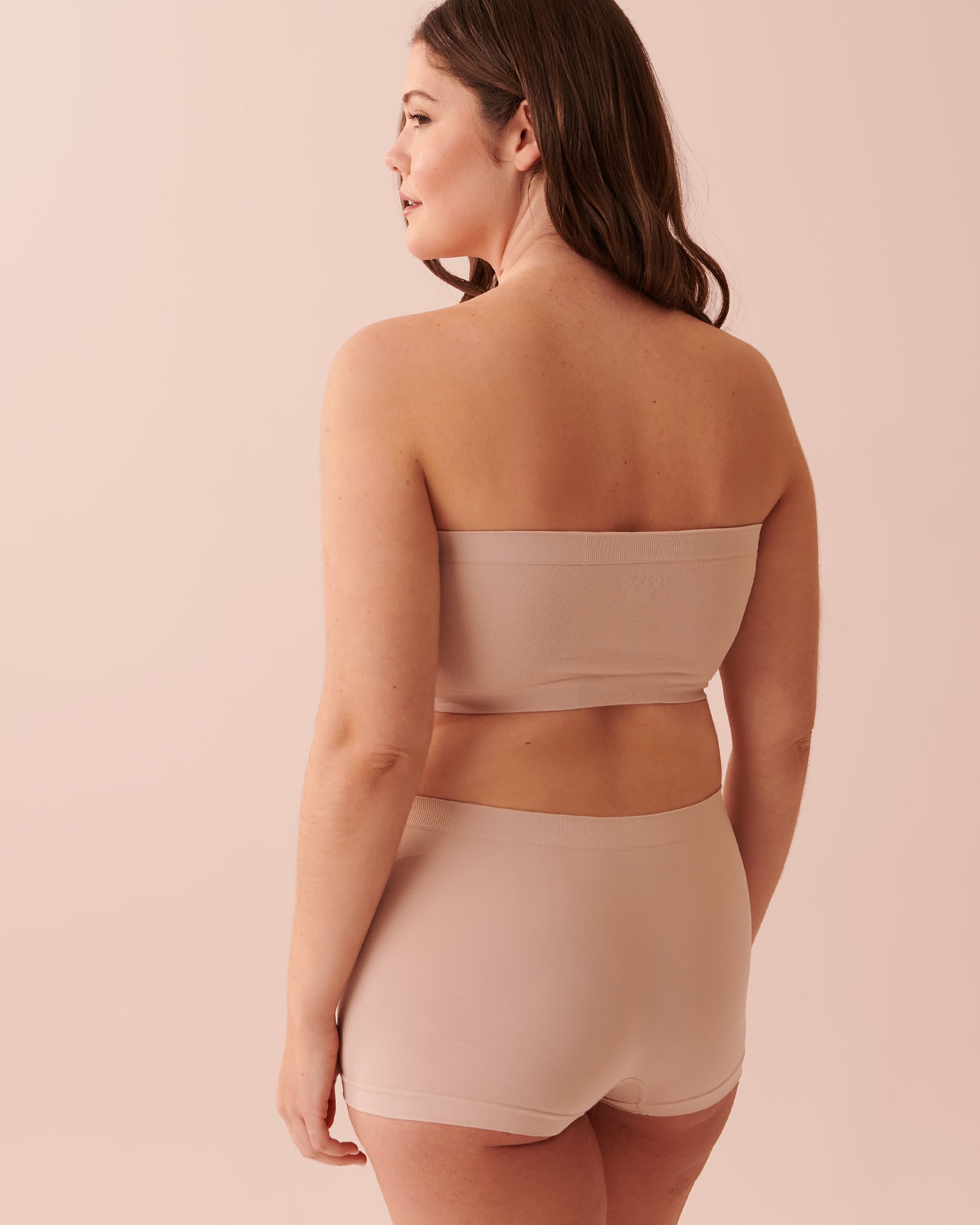 LA VIE EN ROSE Bandeau Seamless Bra Shadow grey 10200277 - View2