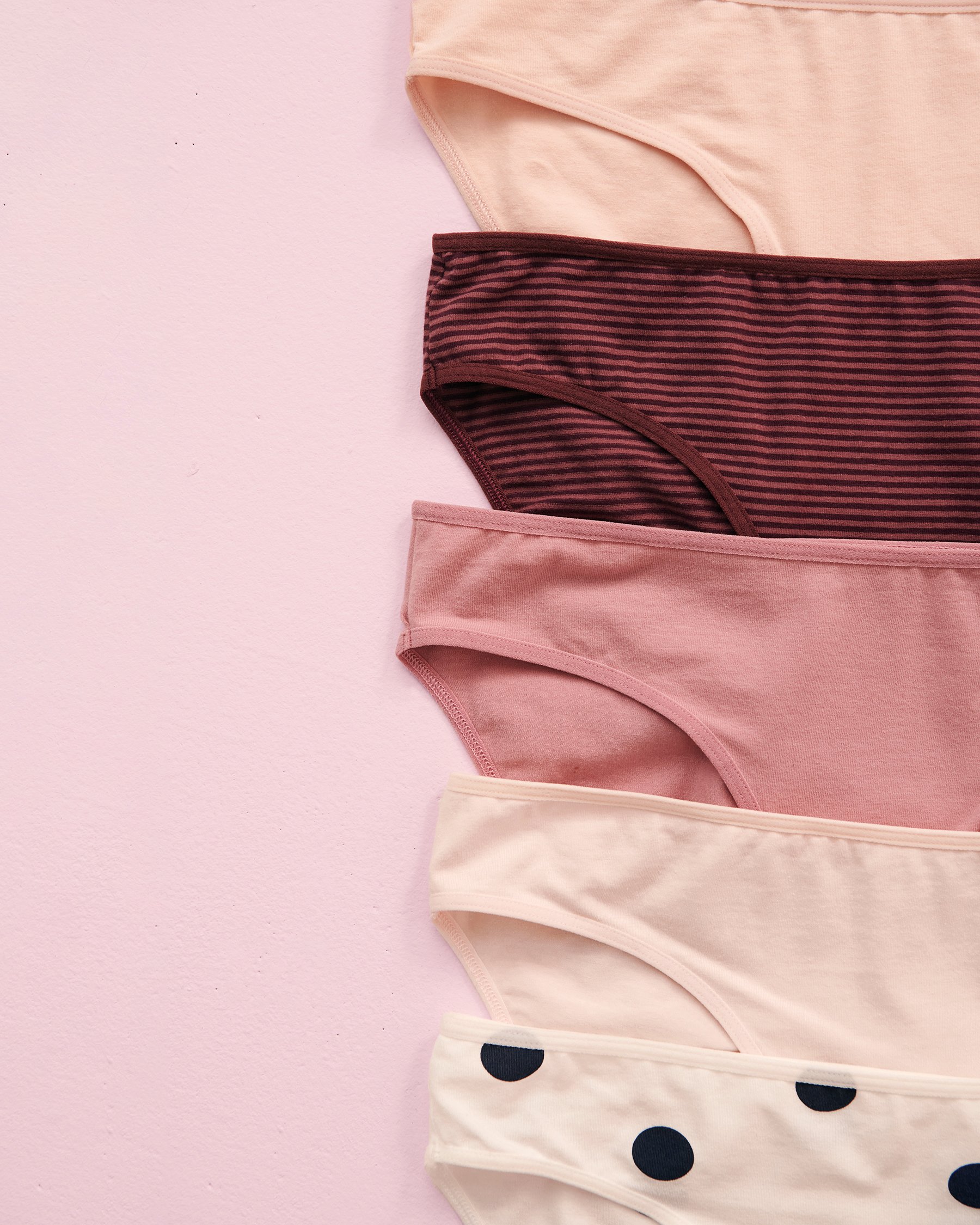 LA VIE EN ROSE 10-Pack Cotton Bikini Panty Multicolor 20100319-10P - View2