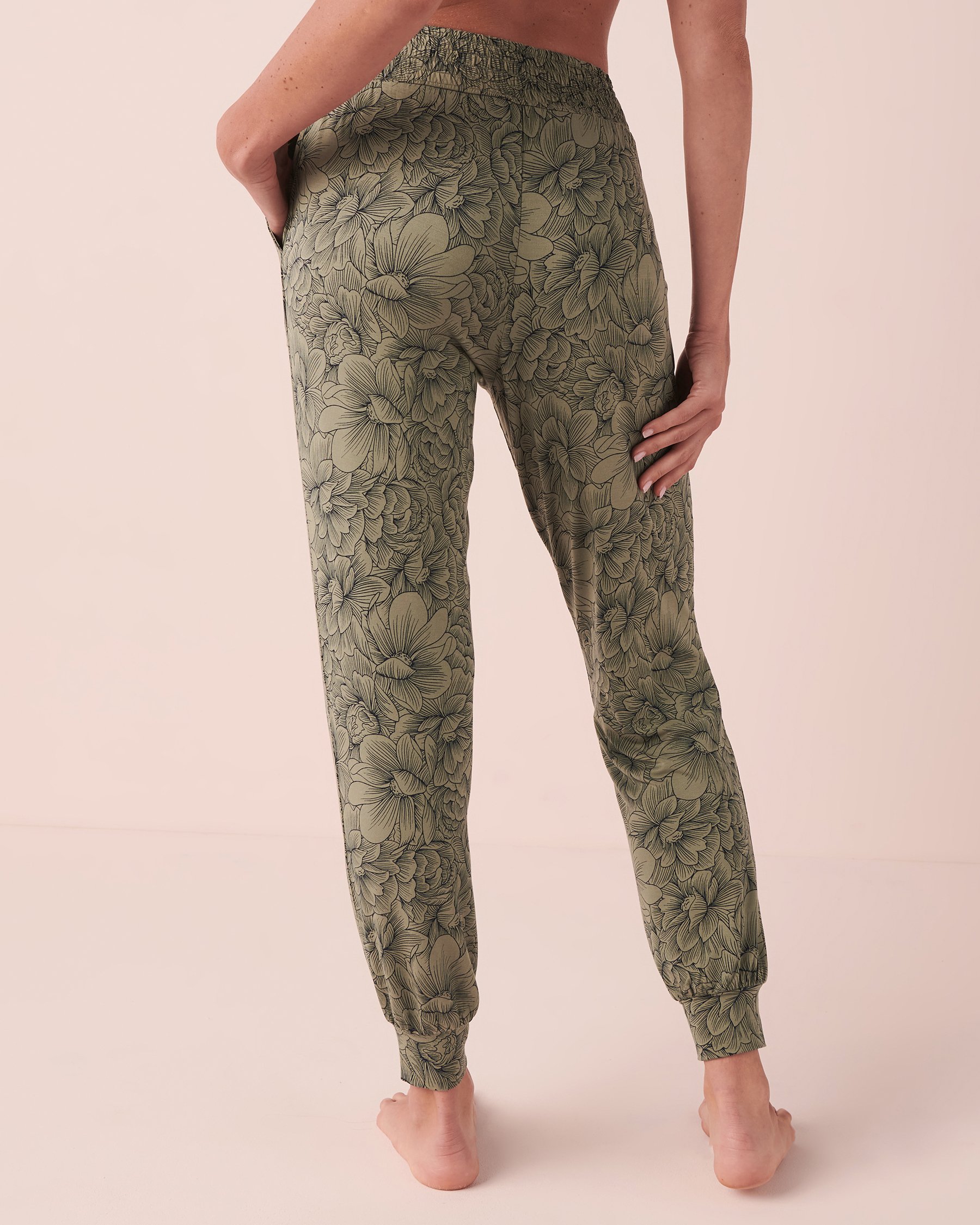 LA VIE EN ROSE Modal Pants Botanical 50200052 - View2