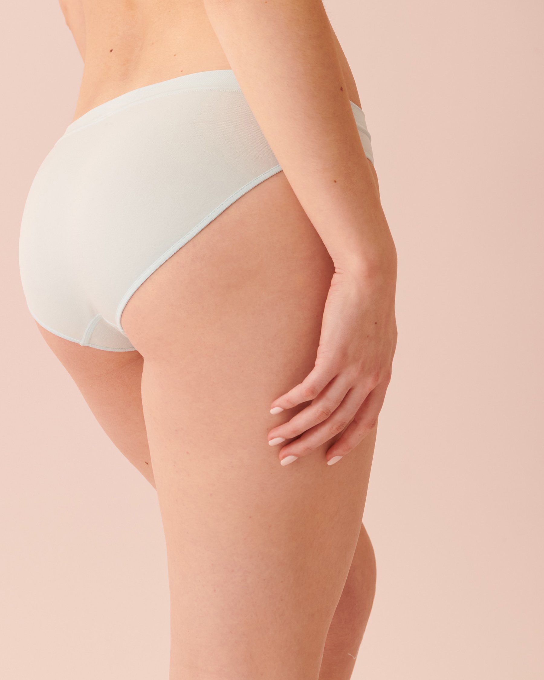 LA VIE EN ROSE Culotte bikini sans coutures Ciel bleu 20200342 - Voir2
