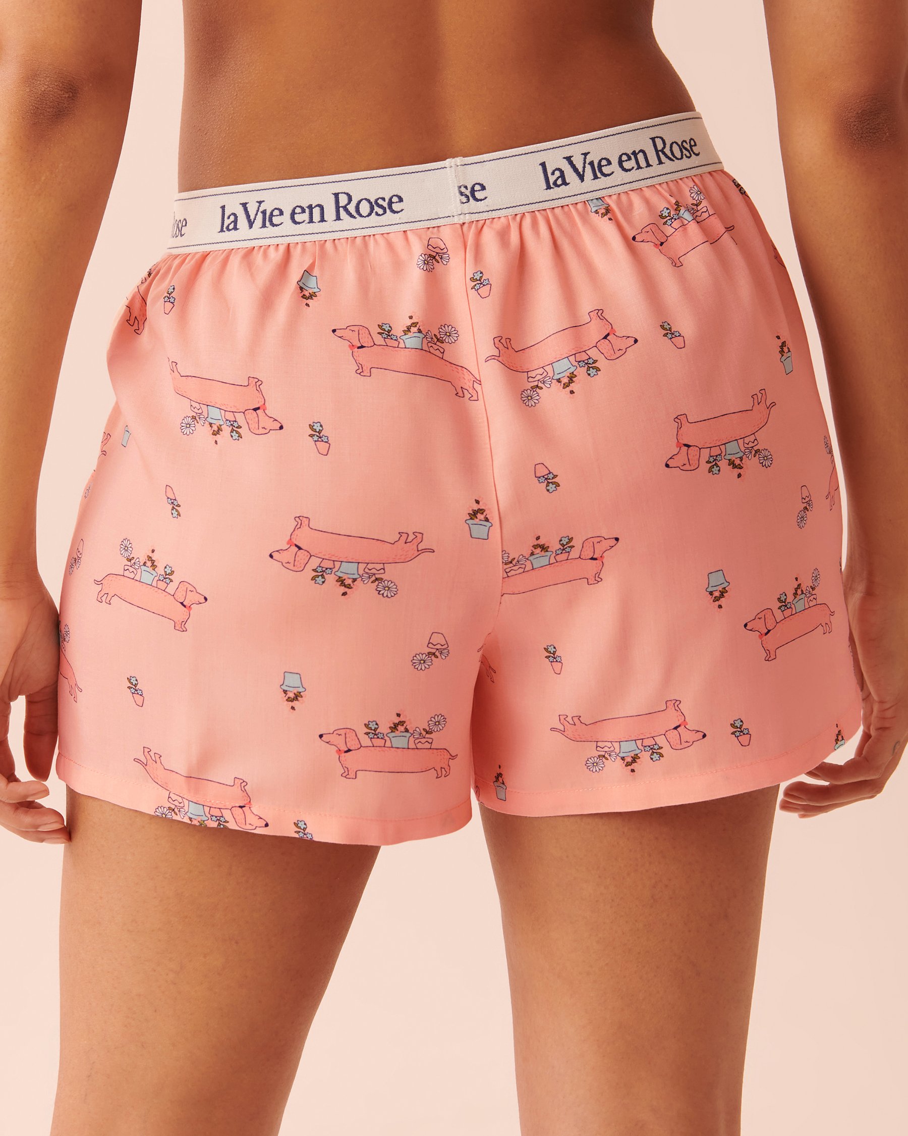 LA VIE EN ROSE Cotton T-shirt PJ Set Dogs 40400042 - View6