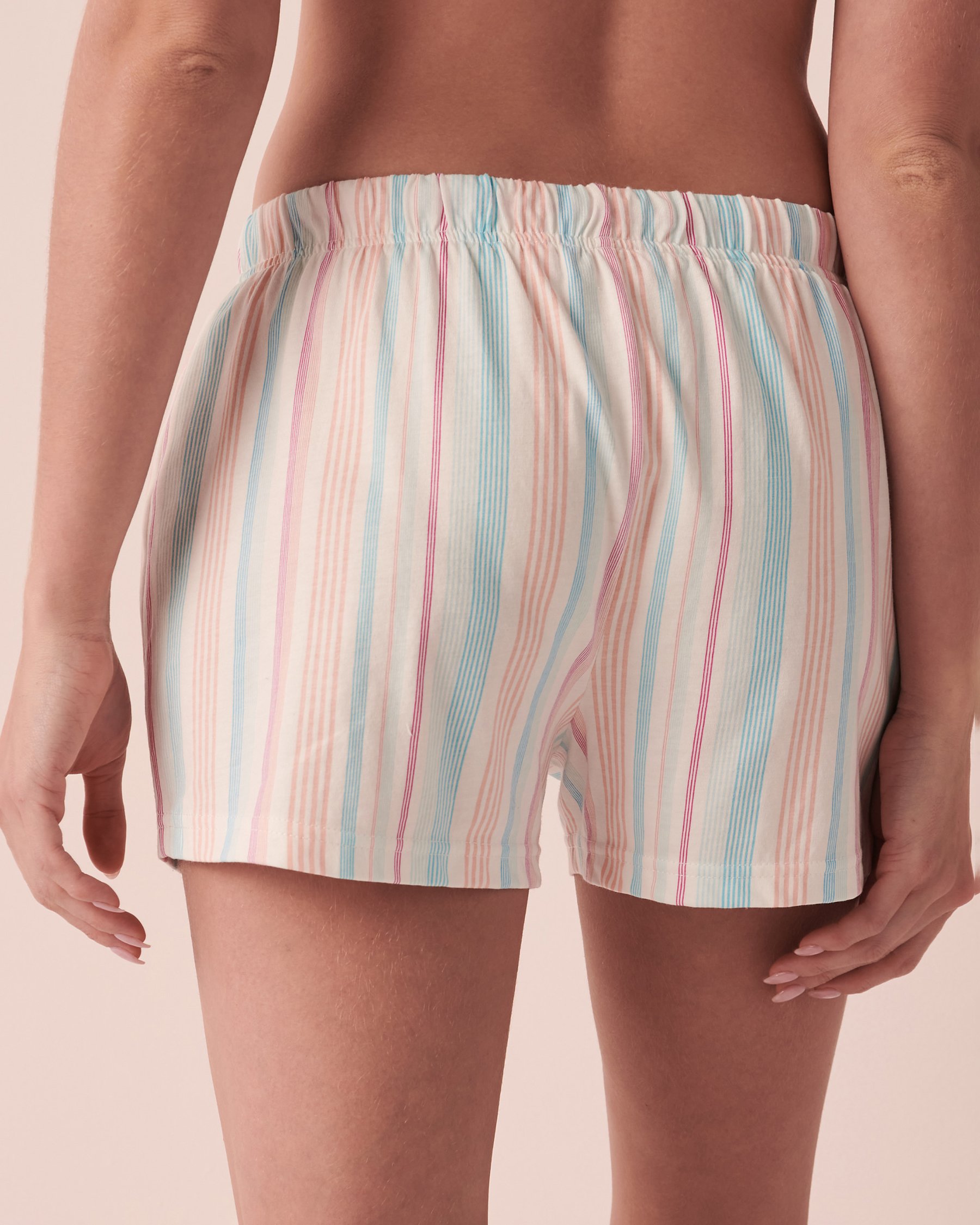 LA VIE EN ROSE Printed Shirt PJ Set Multicolor stripes 40400043 - View5