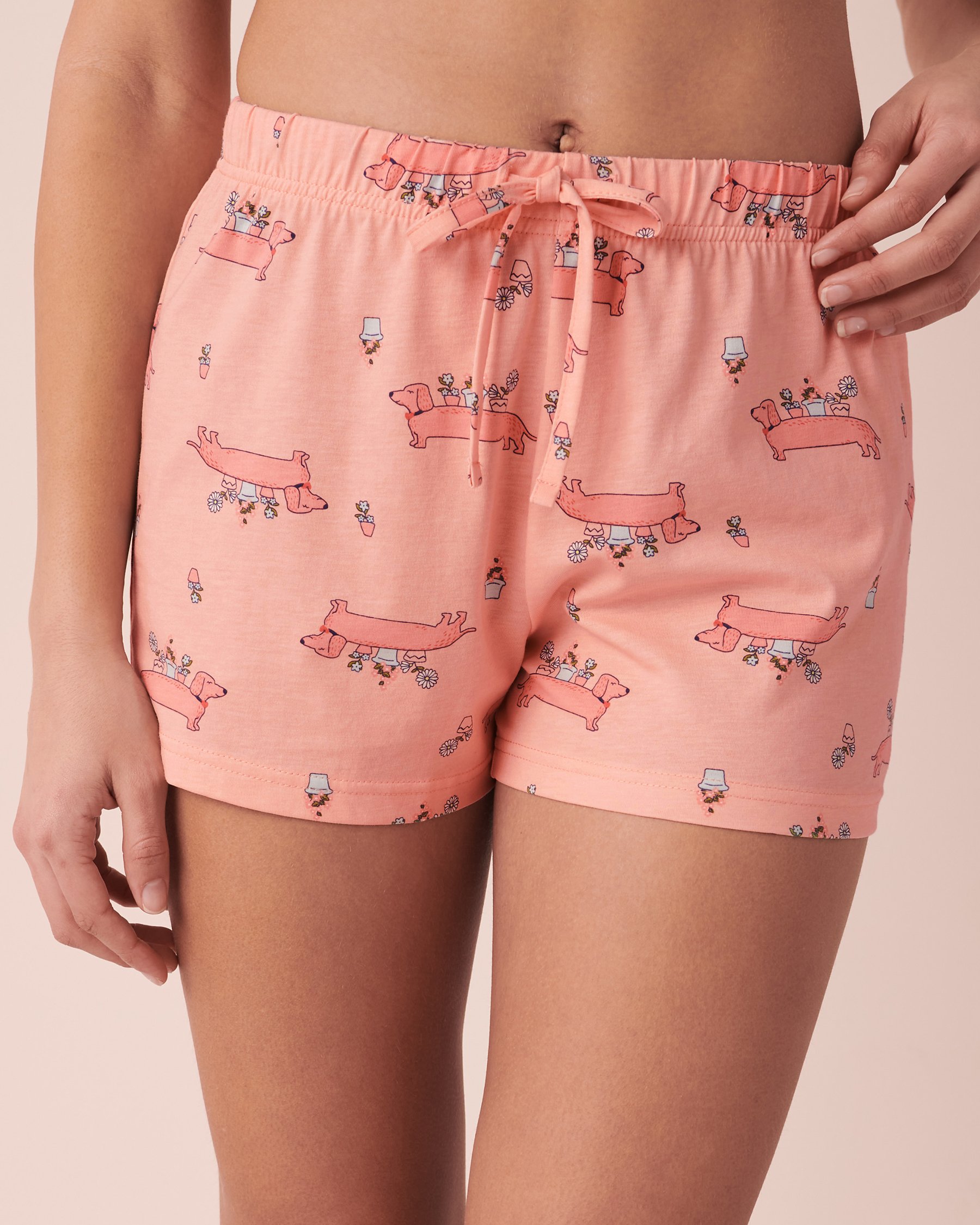 LA VIE EN ROSE Printed Shirt PJ Set Dogs 40400043 - View4