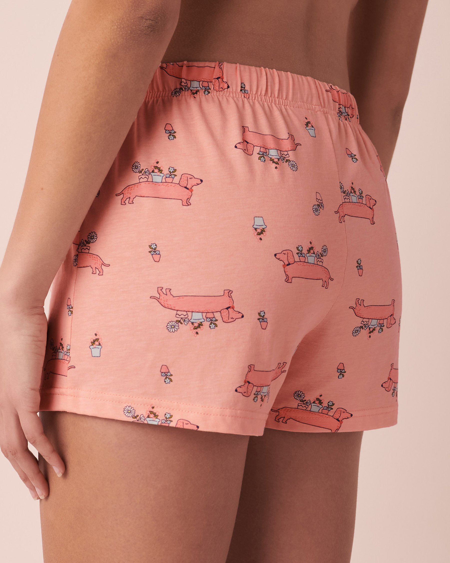 LA VIE EN ROSE Printed Shirt PJ Set Dogs 40400043 - View5