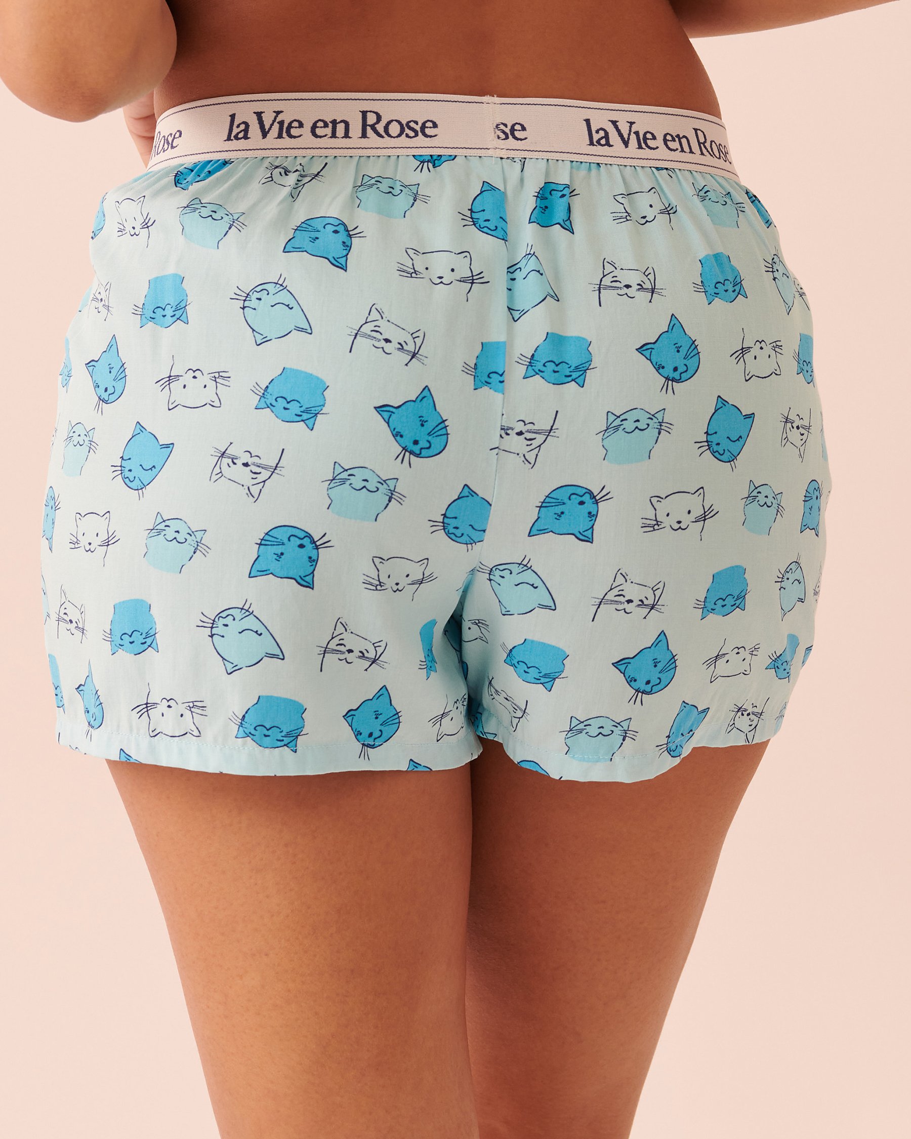 LA VIE EN ROSE Cotton Cami PJ Set Cats 40400041 - View5