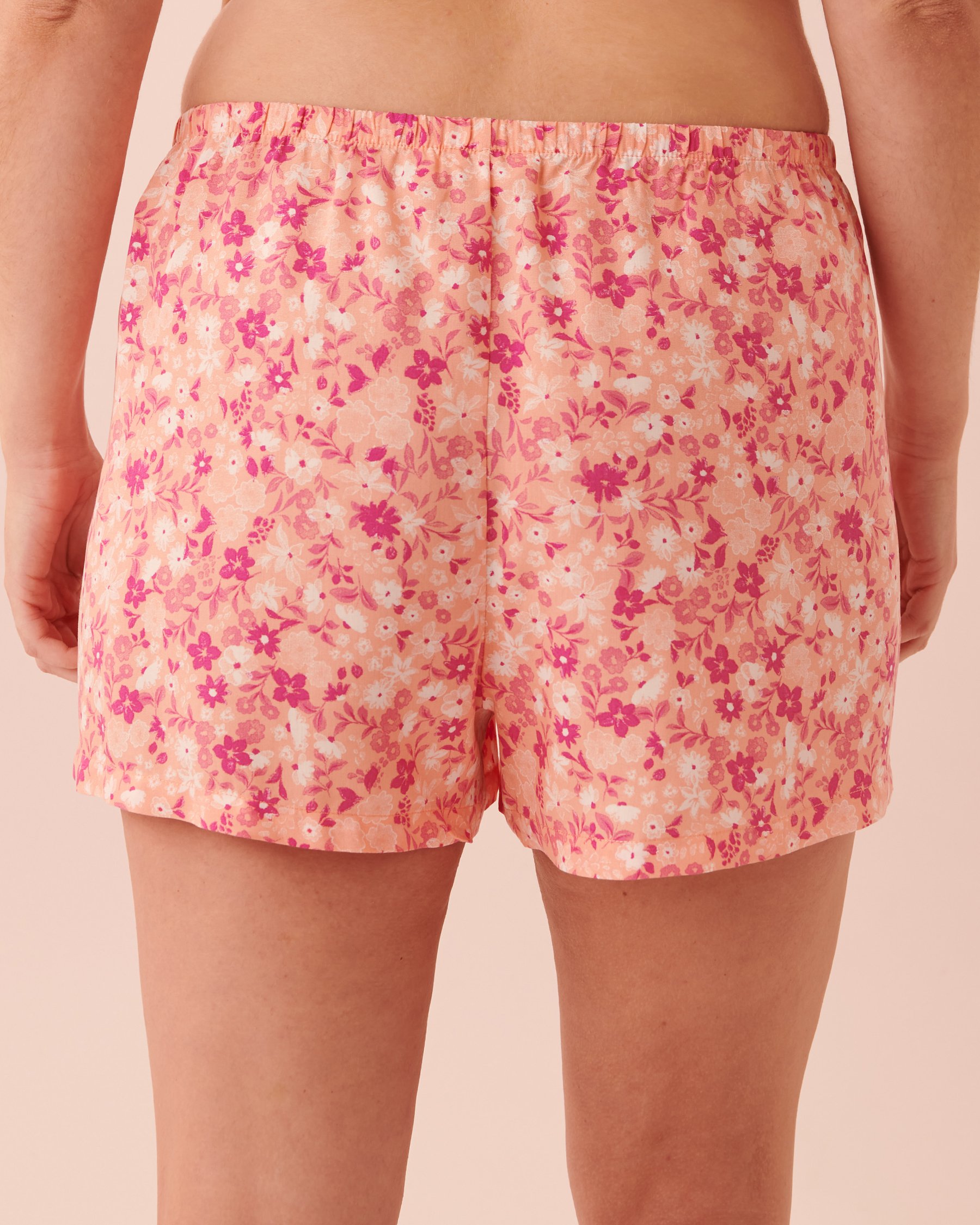 LA VIE EN ROSE Ensemble pyjama imprimé avec camisole Floral pêche miniature 40400044 - View10