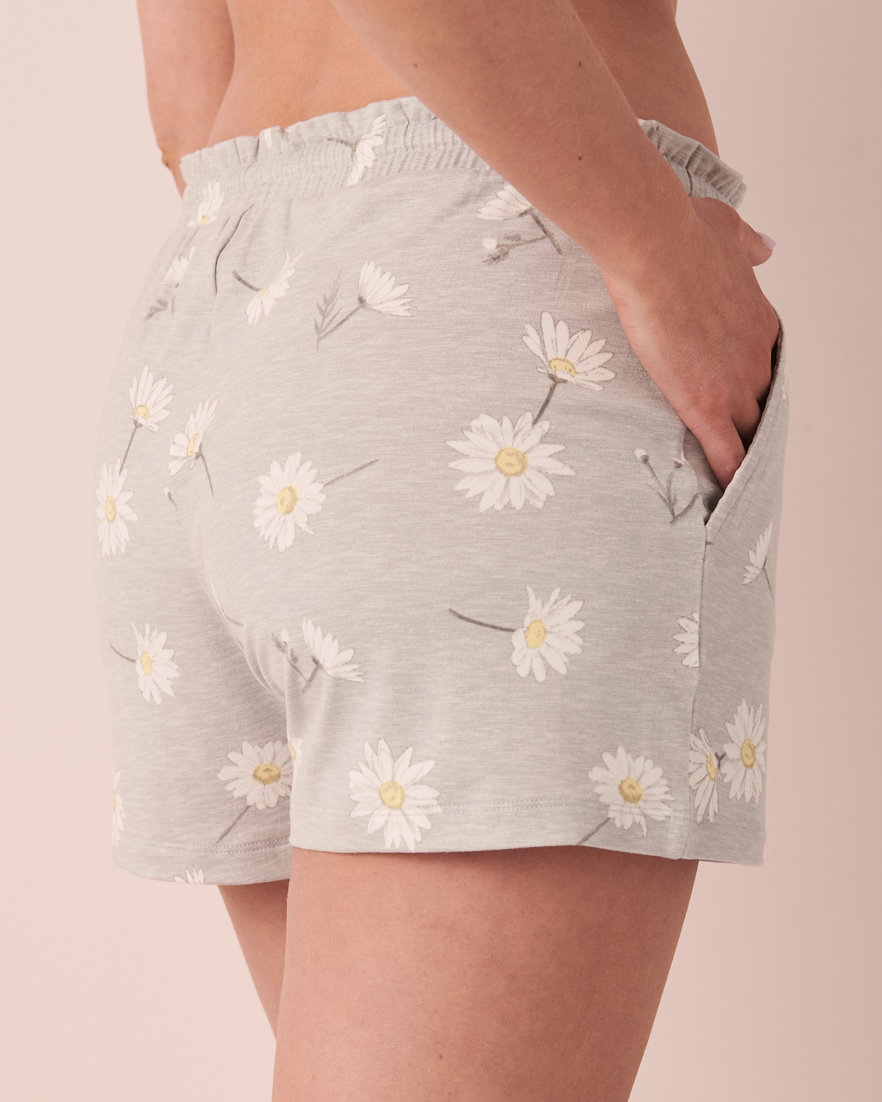 LA VIE EN ROSE Short de pyjama ultra doux Marguerite 40200425 - View2