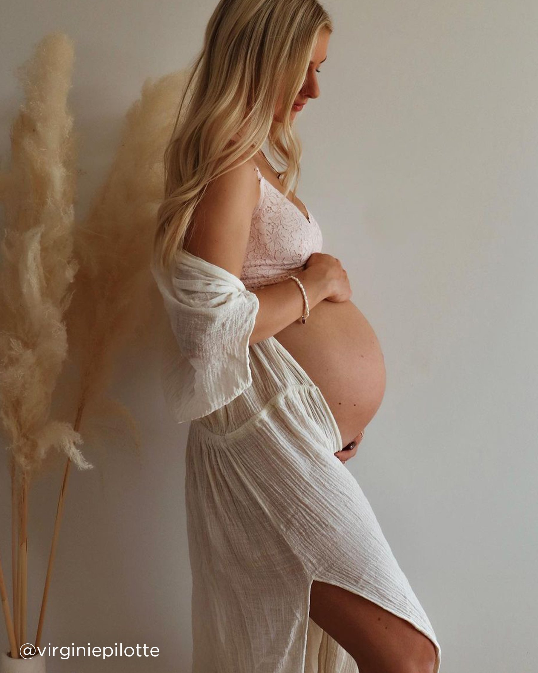 LA VIE EN ROSE Bralette allaitement en dentelle Rose pâle 10100056 - View5