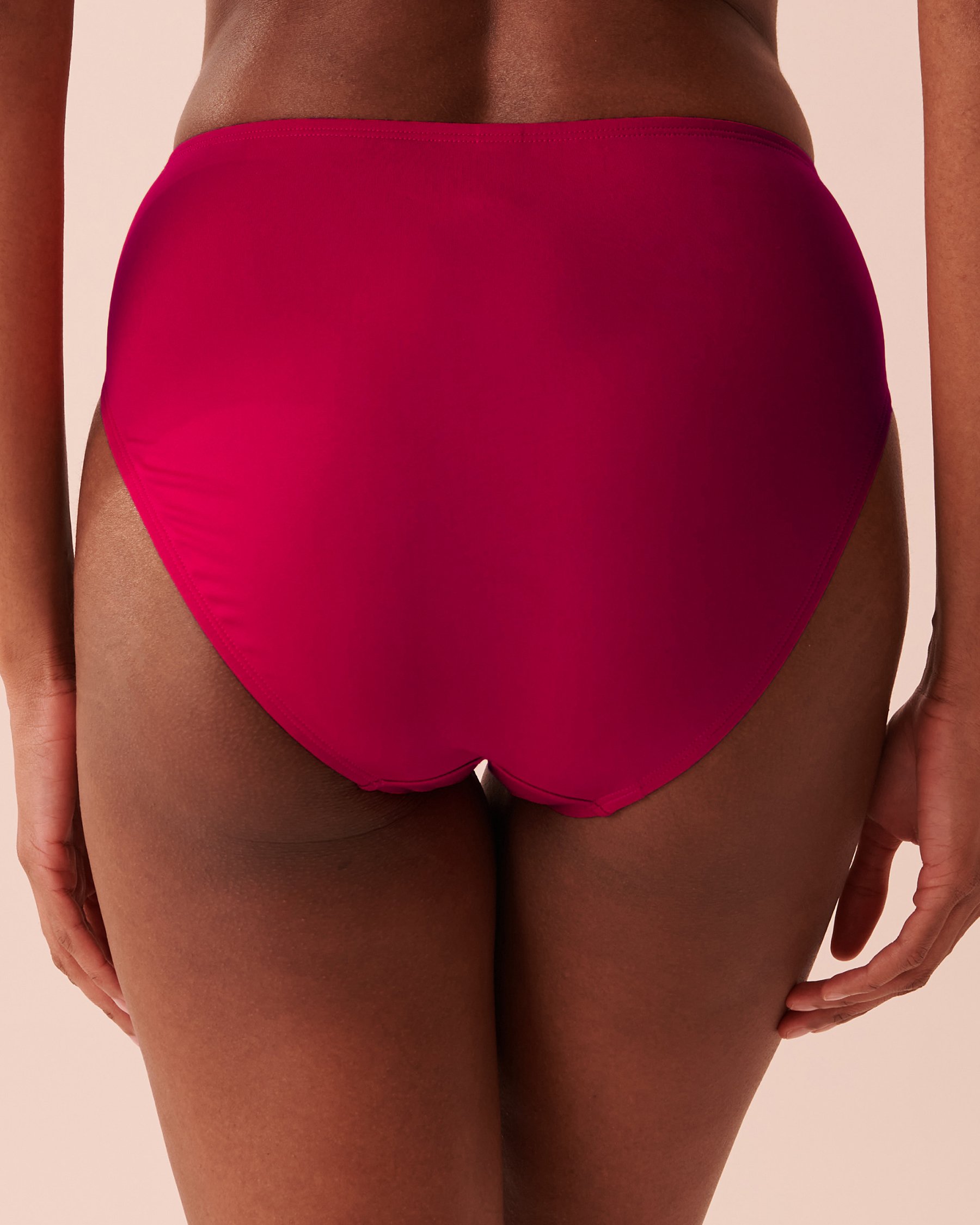 LA VIE EN ROSE AQUA BRIGHT ROSE Recycled Fibers Mid Waist Bikini Bottom Bright pink 70300447 - View2