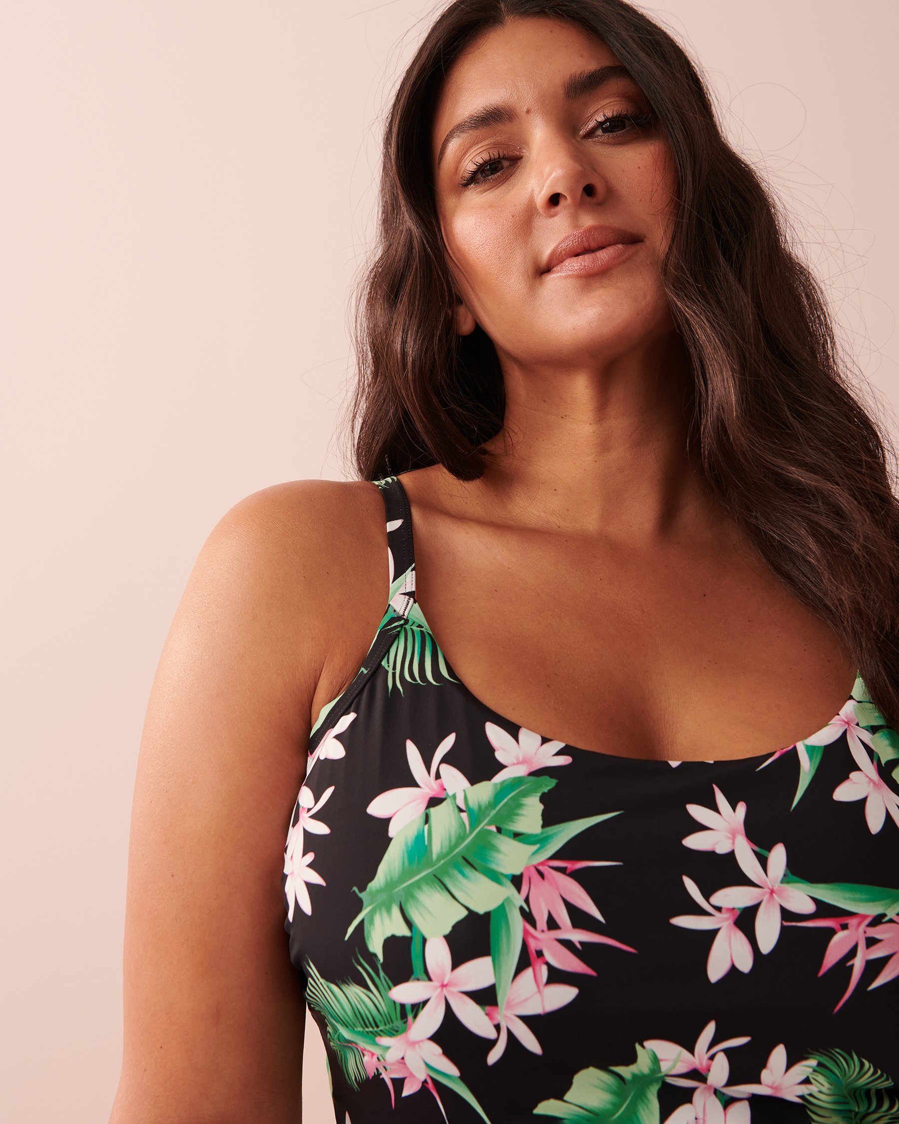 LA VIE EN ROSE AQUA DARK GLOWING D Cup Tankini Top Dark glow 70200081 - View4