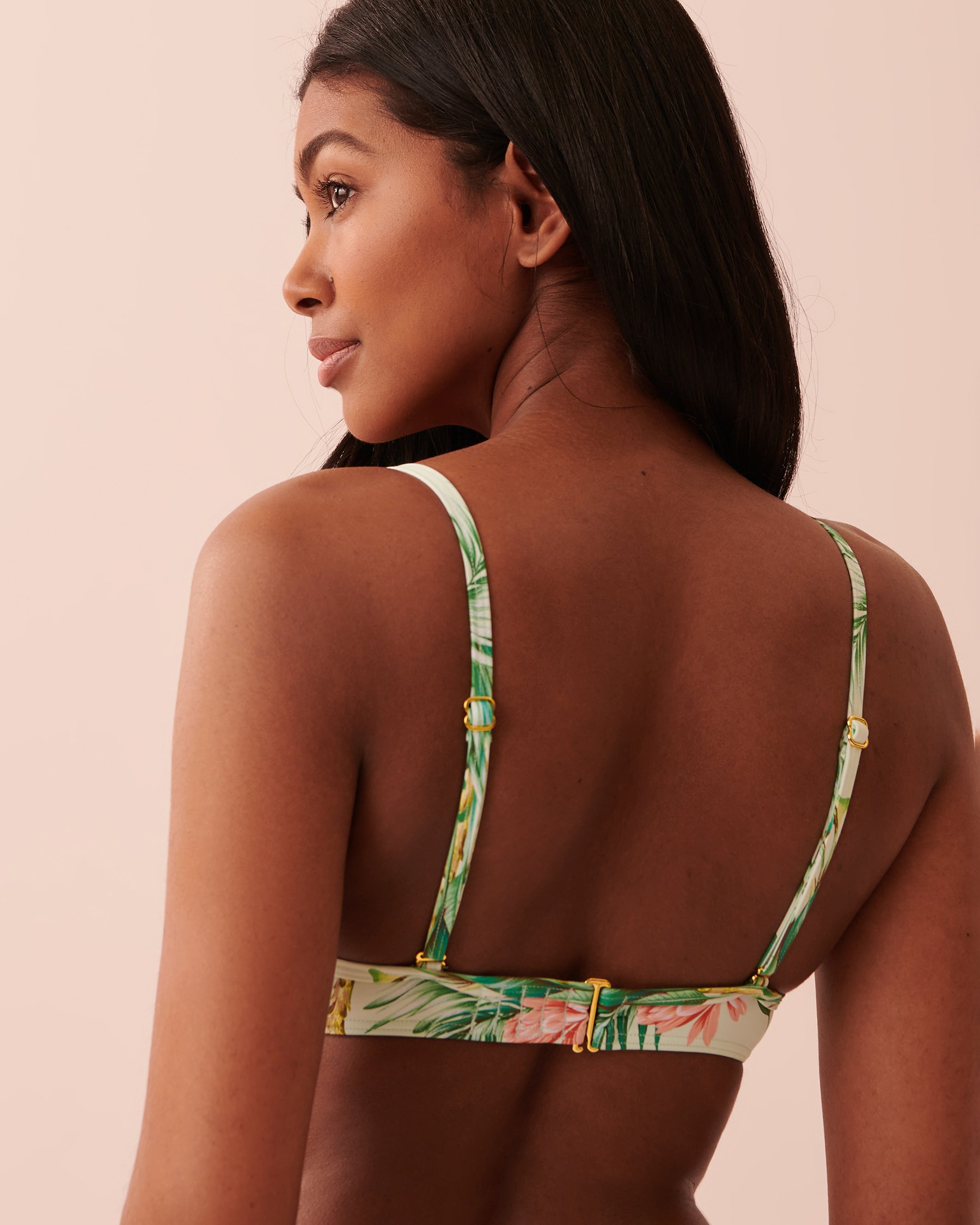 LA VIE EN ROSE AQUA ISLAND TROPIC Push-up Bikini Top Tropical island 70100475 - View3