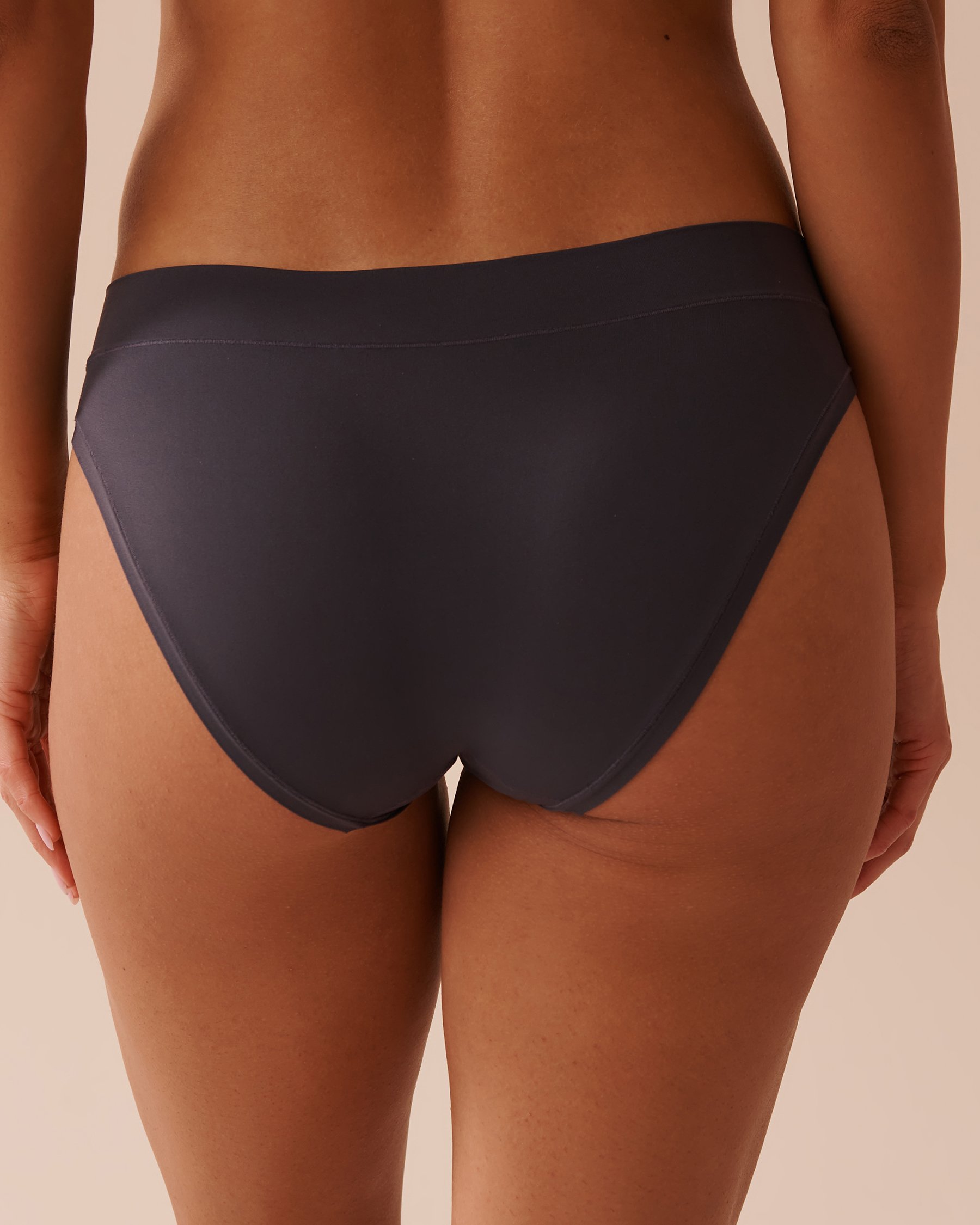 LA VIE EN ROSE Culotte bikini fit parfait Anthracite 20200499 - Voir2