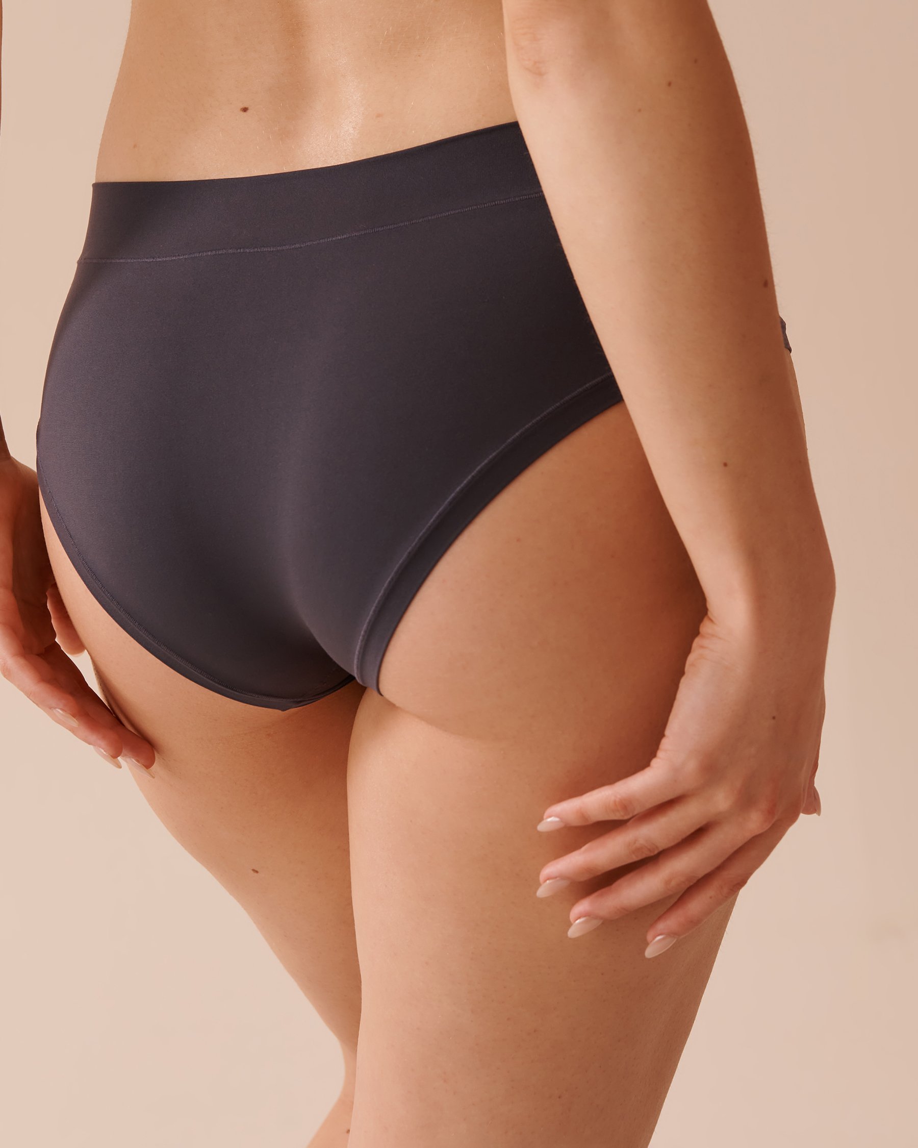 LA VIE EN ROSE Culotte aux hanches fit parfait Anthracite 20200500 - View2