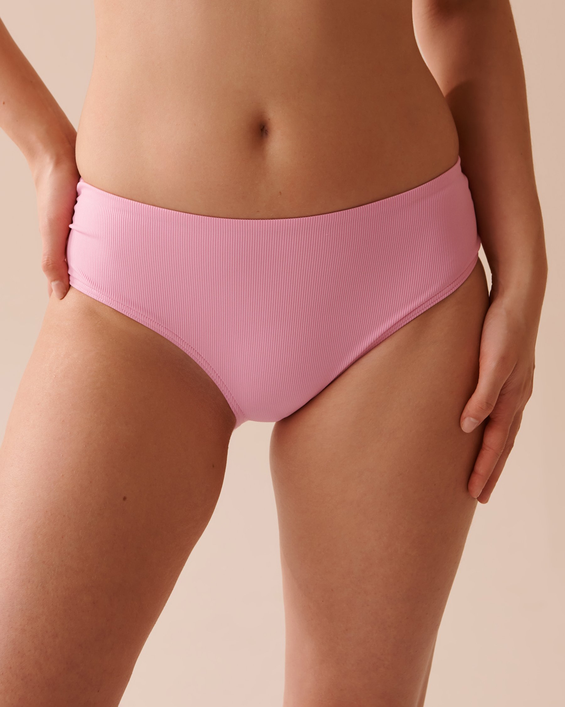 LA VIE EN ROSE AQUA Bas de bikini taille mi-haute en fibres recyclées PINK LEMONADE Limonade rose 70300598 - Voir1