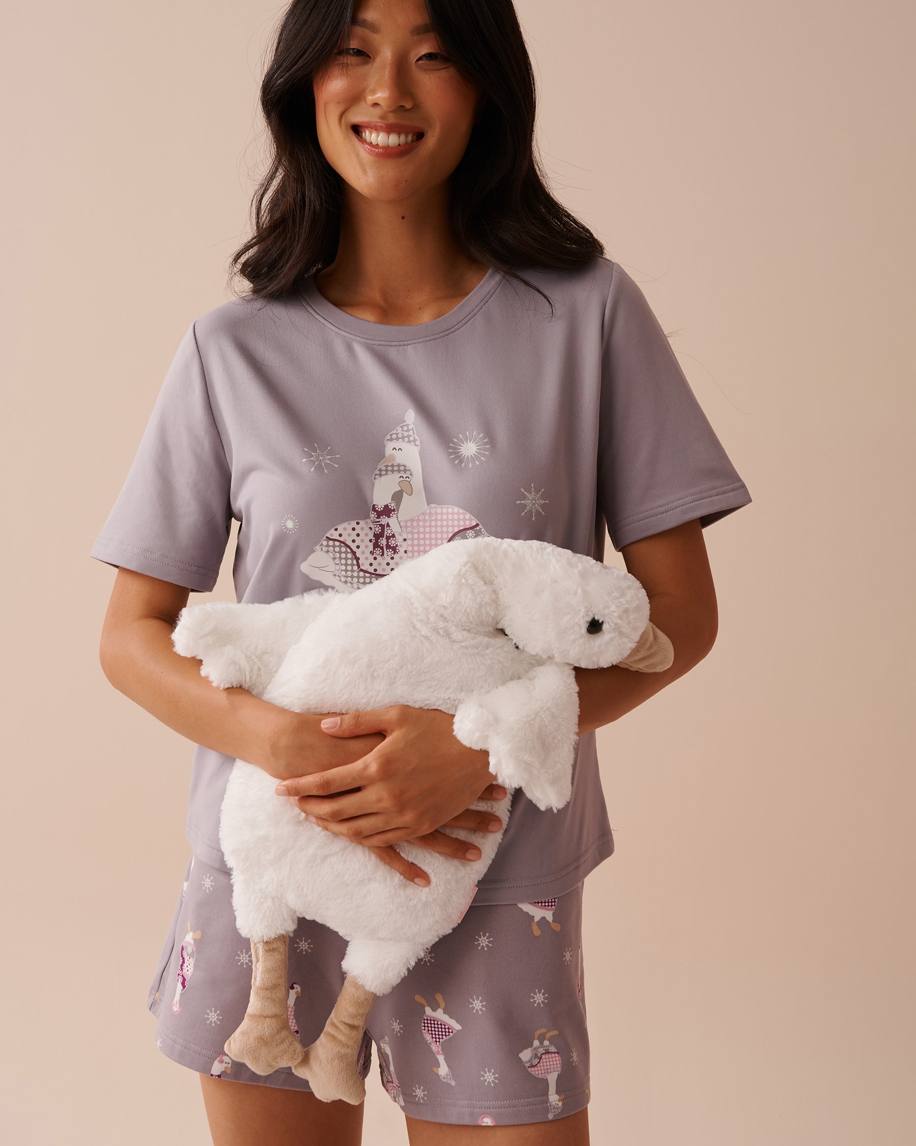 LA VIE EN ROSE Bouillotte oie Blanc 40700343 - Voir2