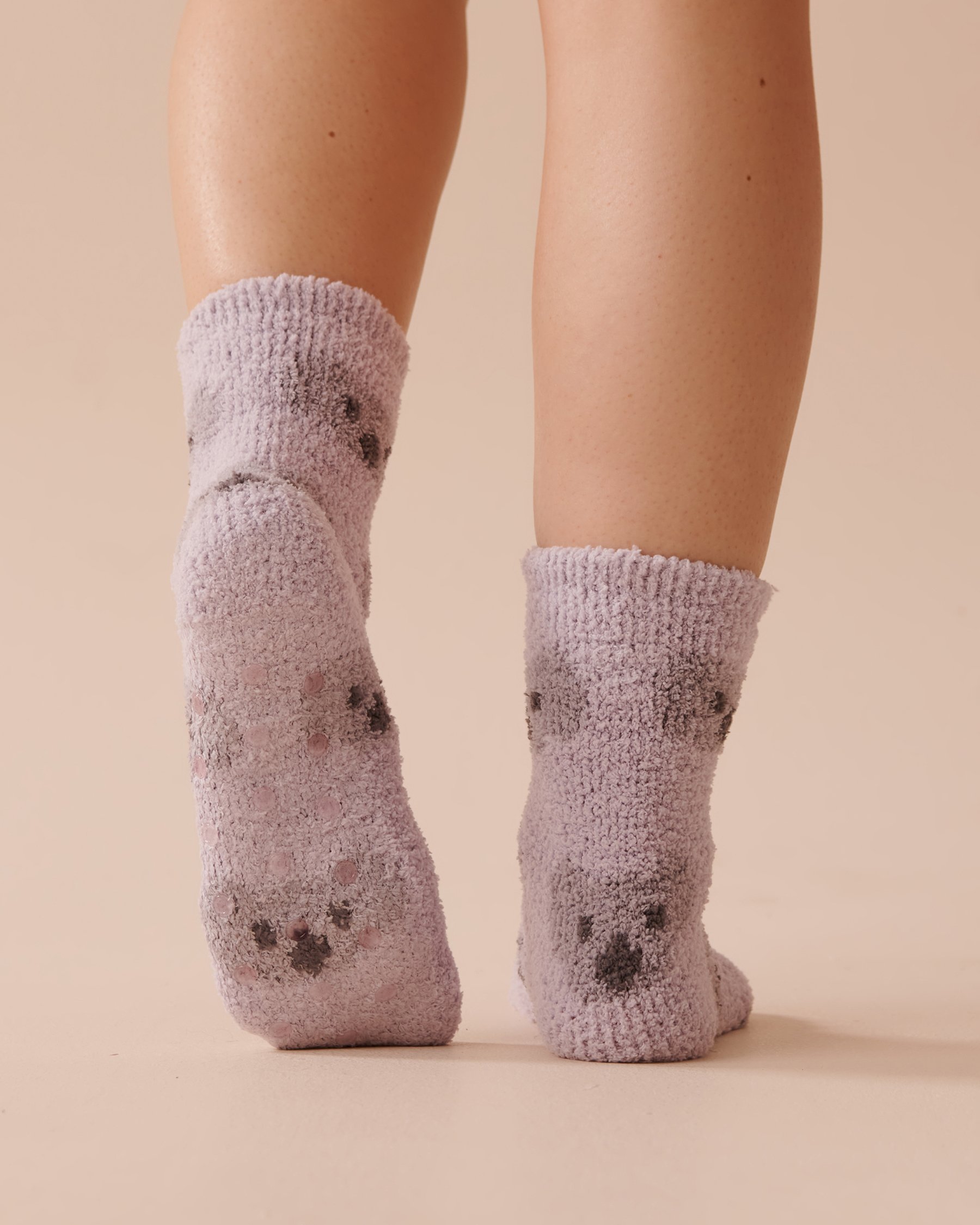 LA VIE EN ROSE Soft Plush Socks Koala Print 40700347 - View2