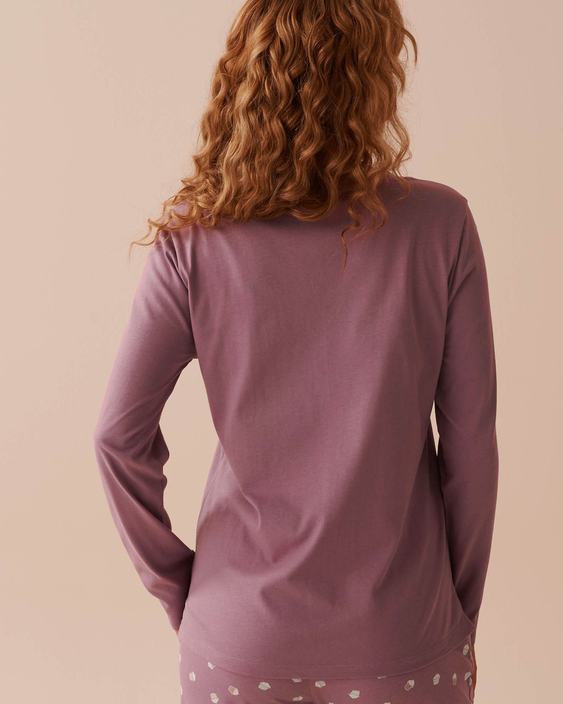 LA VIE EN ROSE Chandail manches longues en coton à imprimé koala Orchidée 40100615 - View5