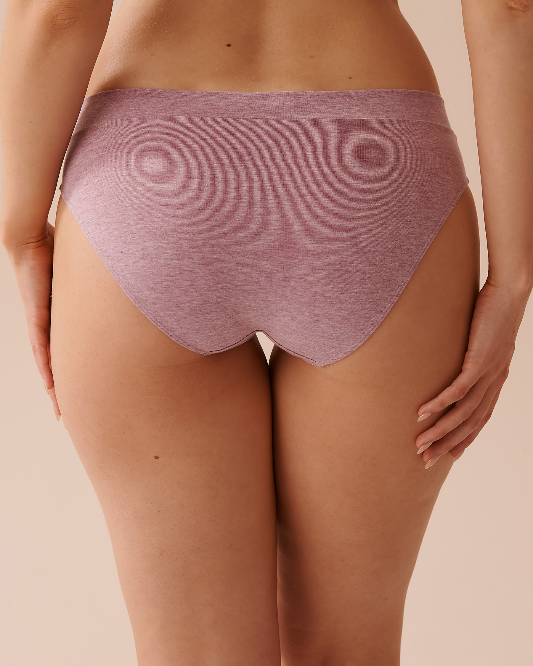 LA VIE EN ROSE Culotte bikini en coton Orchidée 20100502 - Voir2