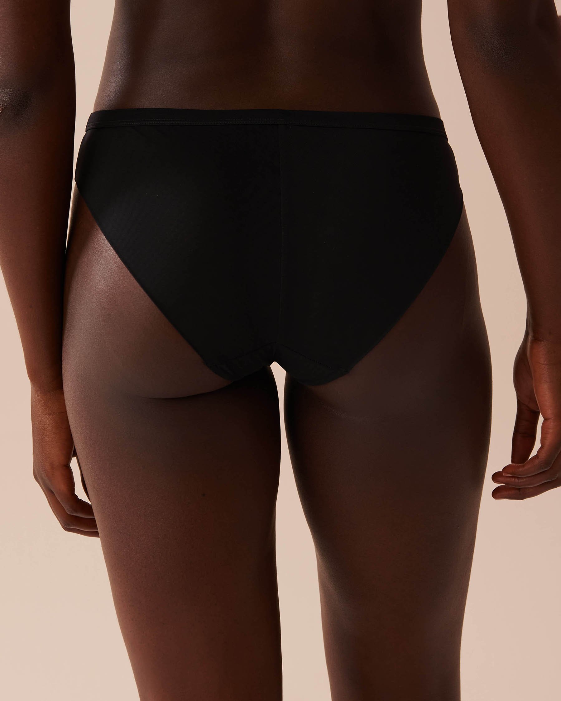 LA VIE EN ROSE Culotte bikini résille brodée Roses bleues 20300335 - View2