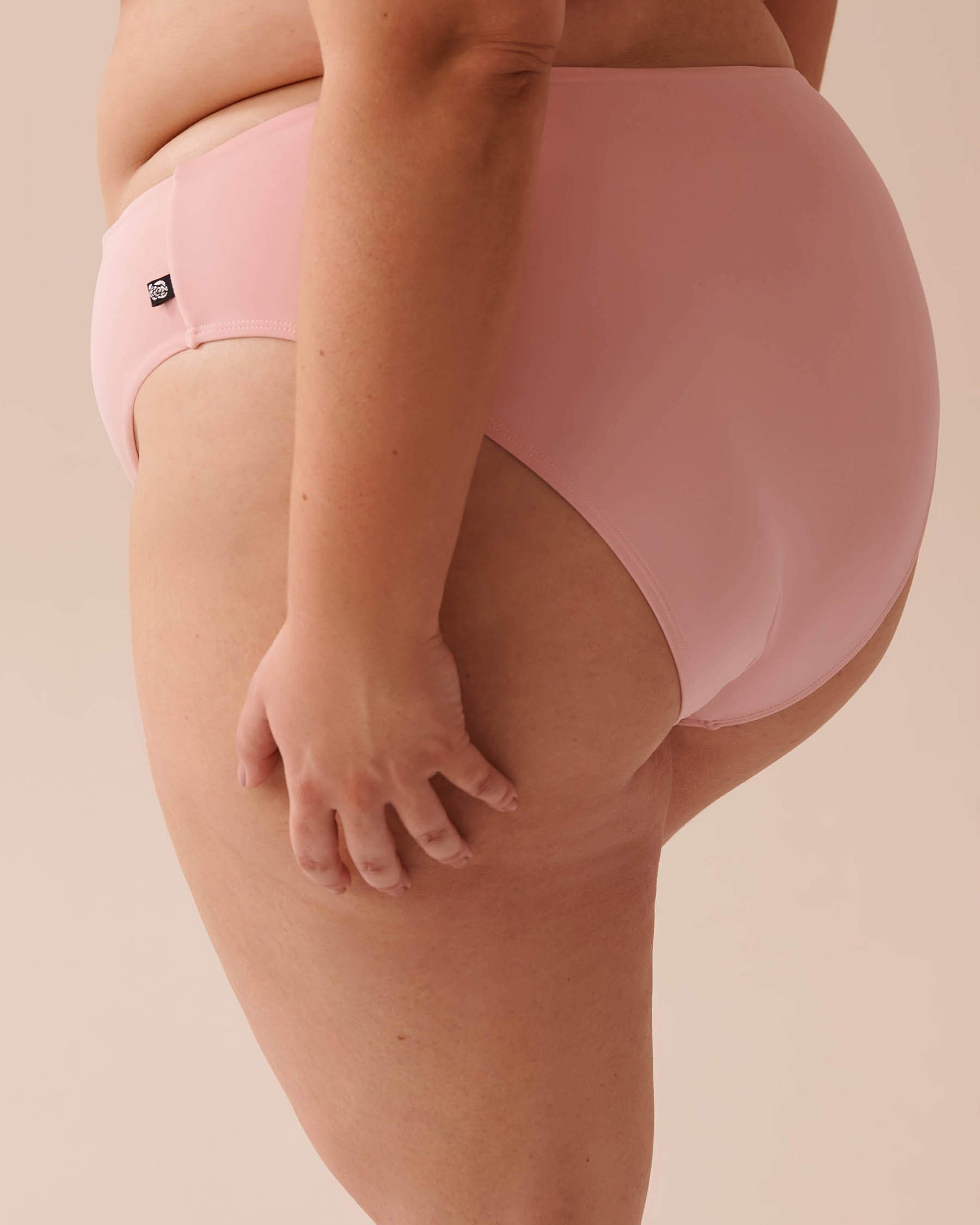 LA VIE EN ROSE AQUA Bas de bikini brésilien taille haute STRAWBERRY MACARON Macaron à la fraise 70300611 - Voir2
