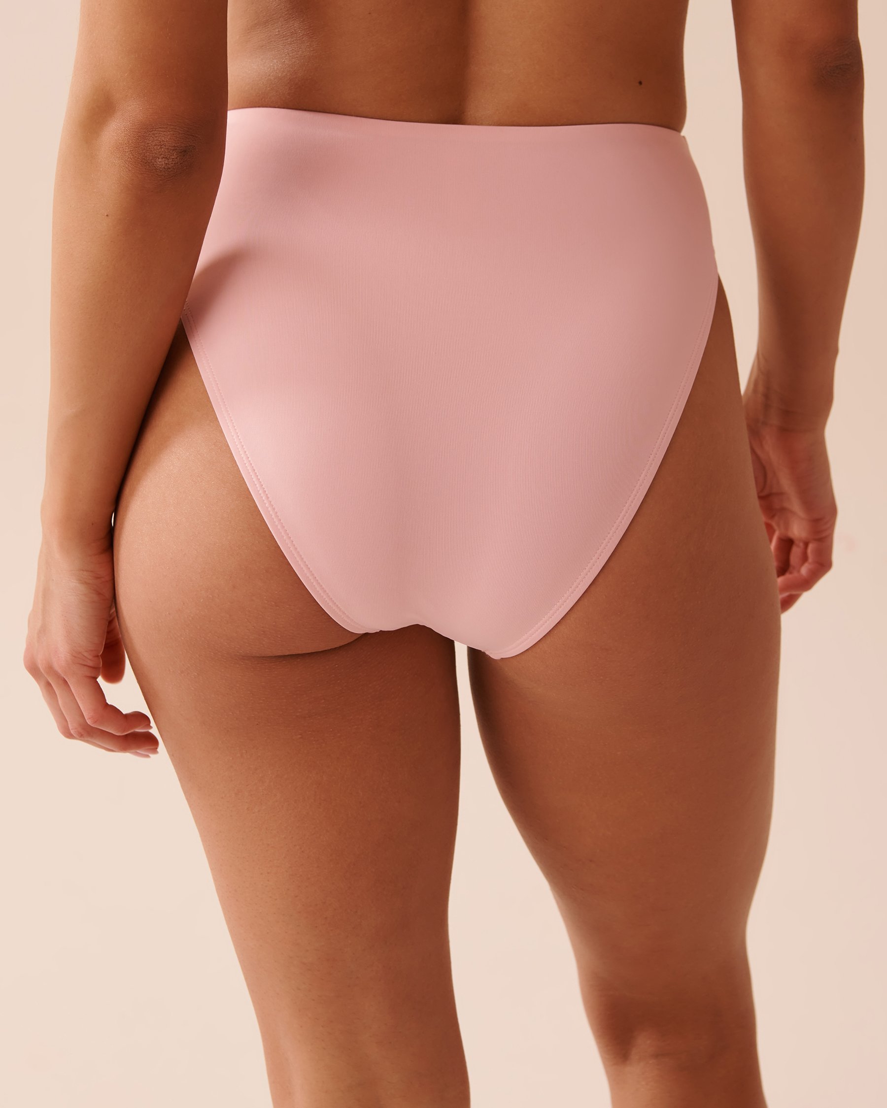 LA VIE EN ROSE AQUA Bas de bikini brésilien taille haute STRAWBERRY MACARON Macaron à la fraise 70300611 - Voir5