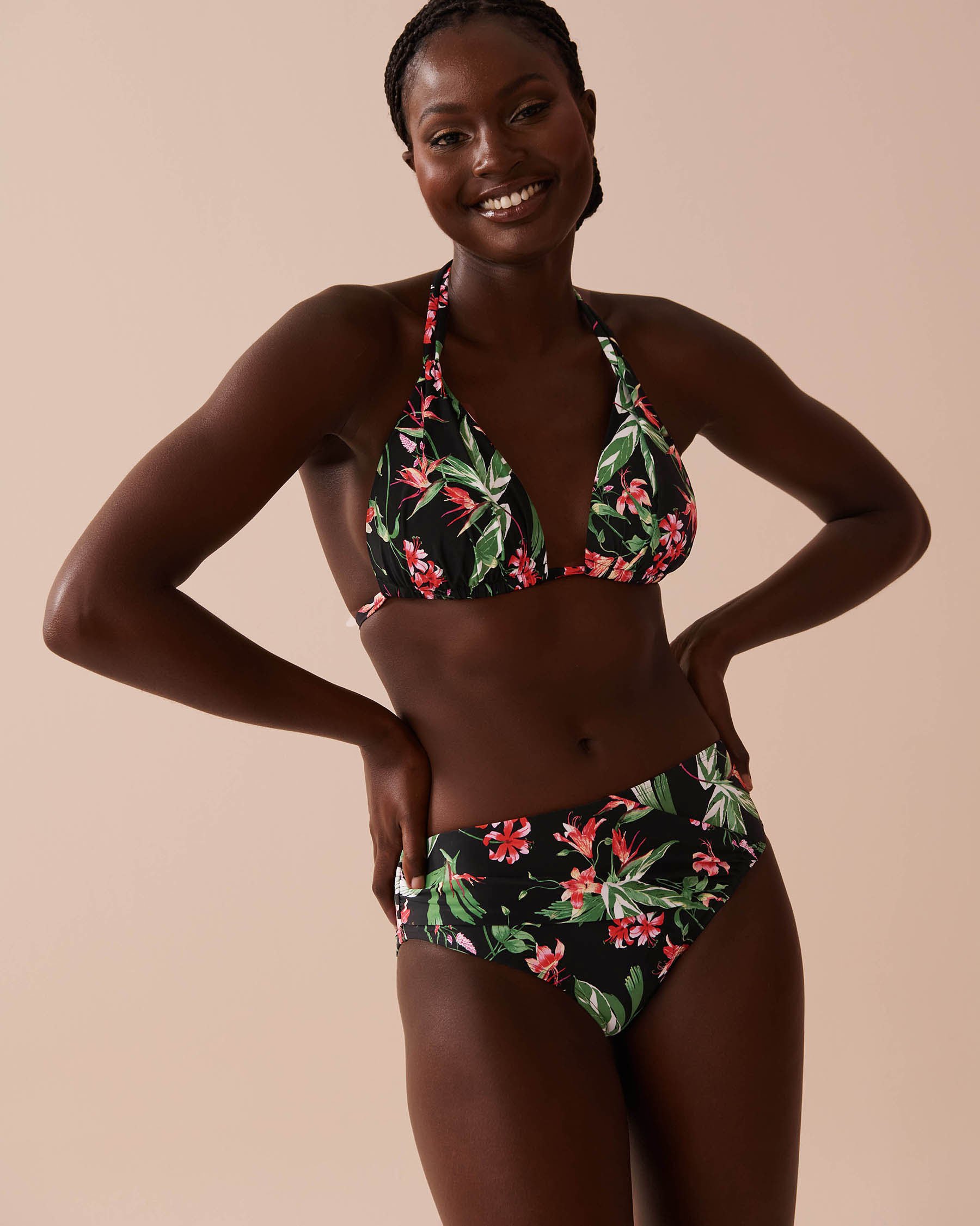 LA VIE EN ROSE AQUA Haut de bikini triangle TROPICAL RETREAT Retraite tropicale 70100666 - Voir4