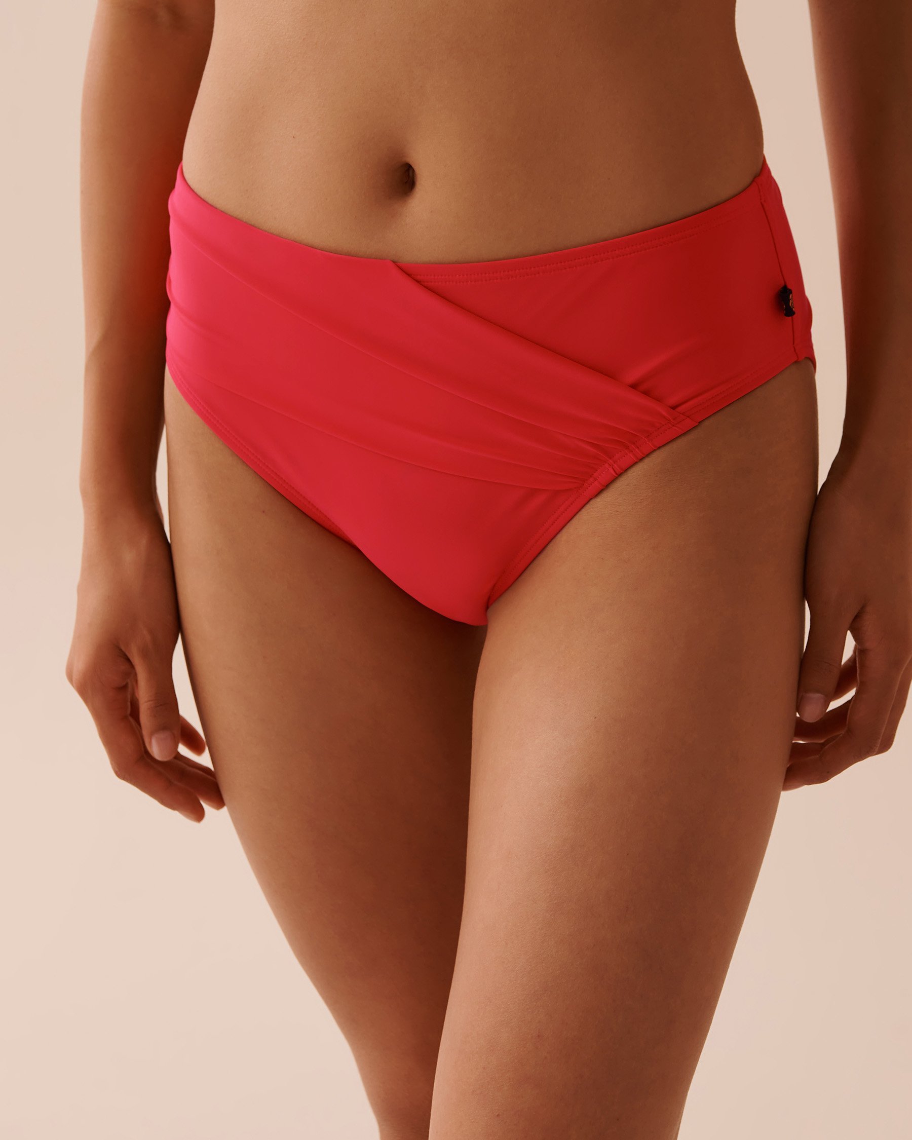 LA VIE EN ROSE AQUA HIBISCUS Mid Waist Bikini Bottom Hibiscus 70300619 - View1
