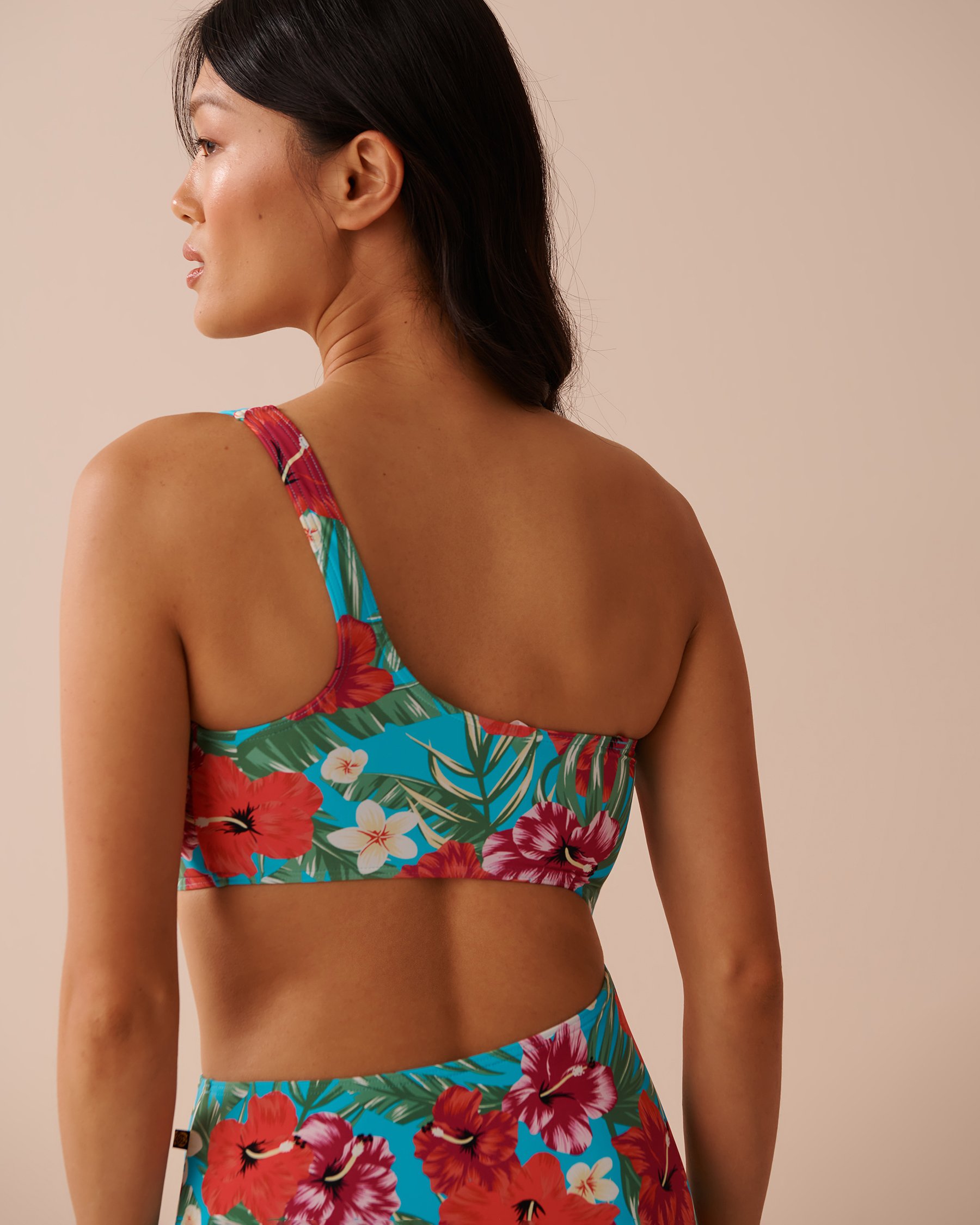 LA VIE EN ROSE AQUA HAWAII Cut-out One Shoulder One-piece Swimsuit Hawaii 70400144 - View5