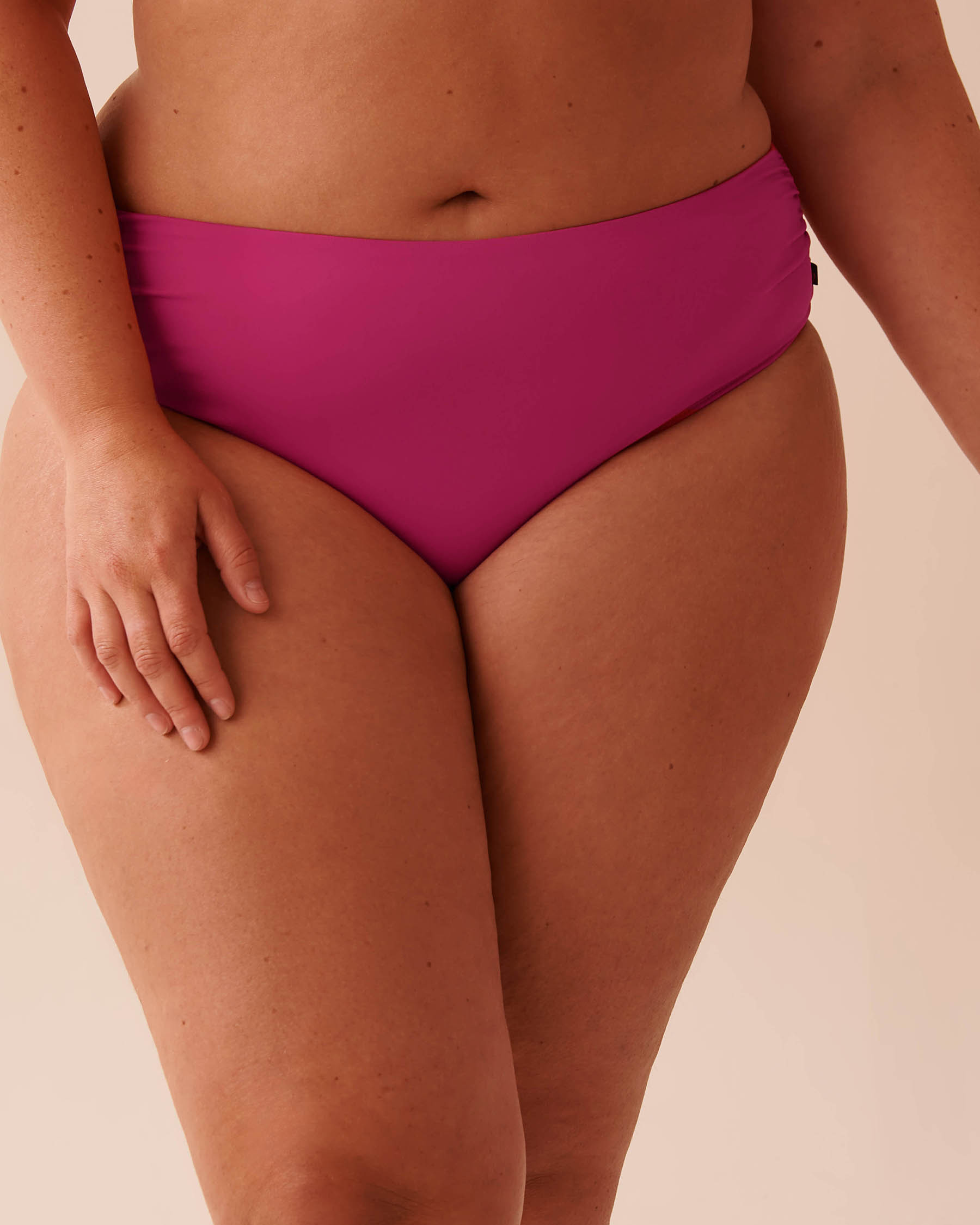 LA VIE EN ROSE AQUA Bas de bikini taille mi-haute HOT PINK Rose vif 70300626 - View1