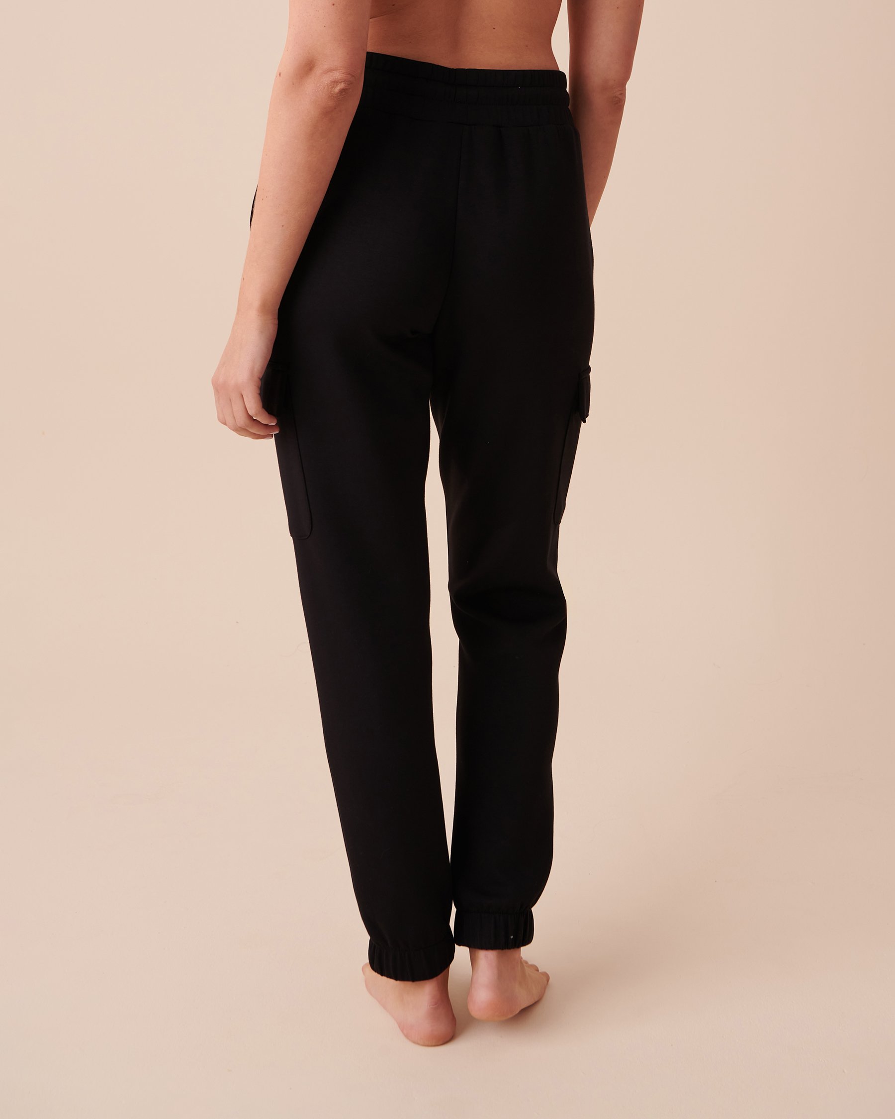 LA VIE EN ROSE Pantalon cargo Noir 50200065 - Voir2
