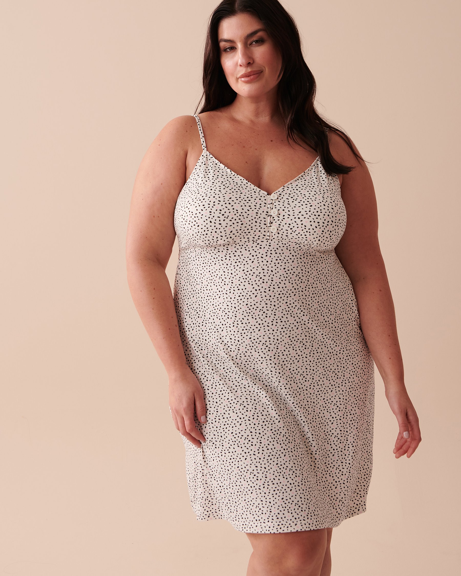 LA VIE EN ROSE Dalmatians Super Soft Nightie Dalmatian Spots 40500327 - View1