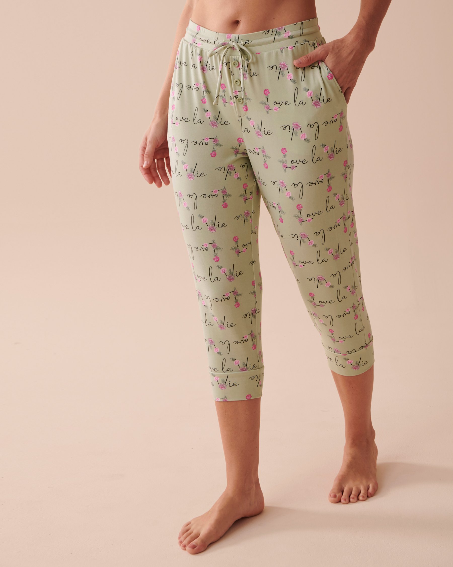 LA VIE EN ROSE Super Soft Capris Love La Vie 40200526 - View1