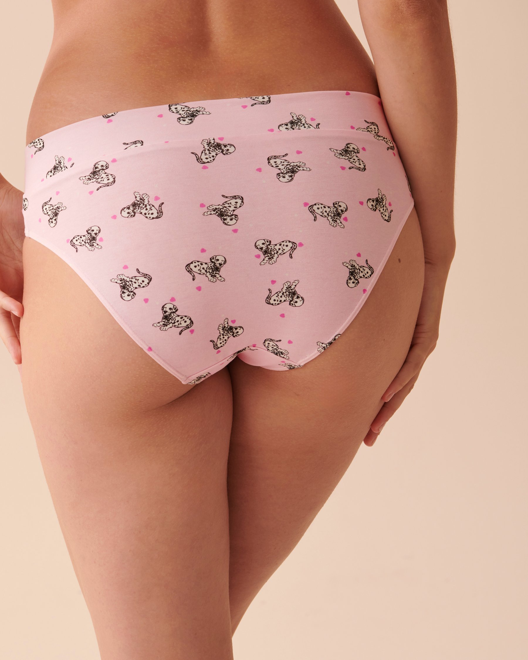 LA VIE EN ROSE Cotton Bikini Panty Pink Dalmatian 20100413 - View2