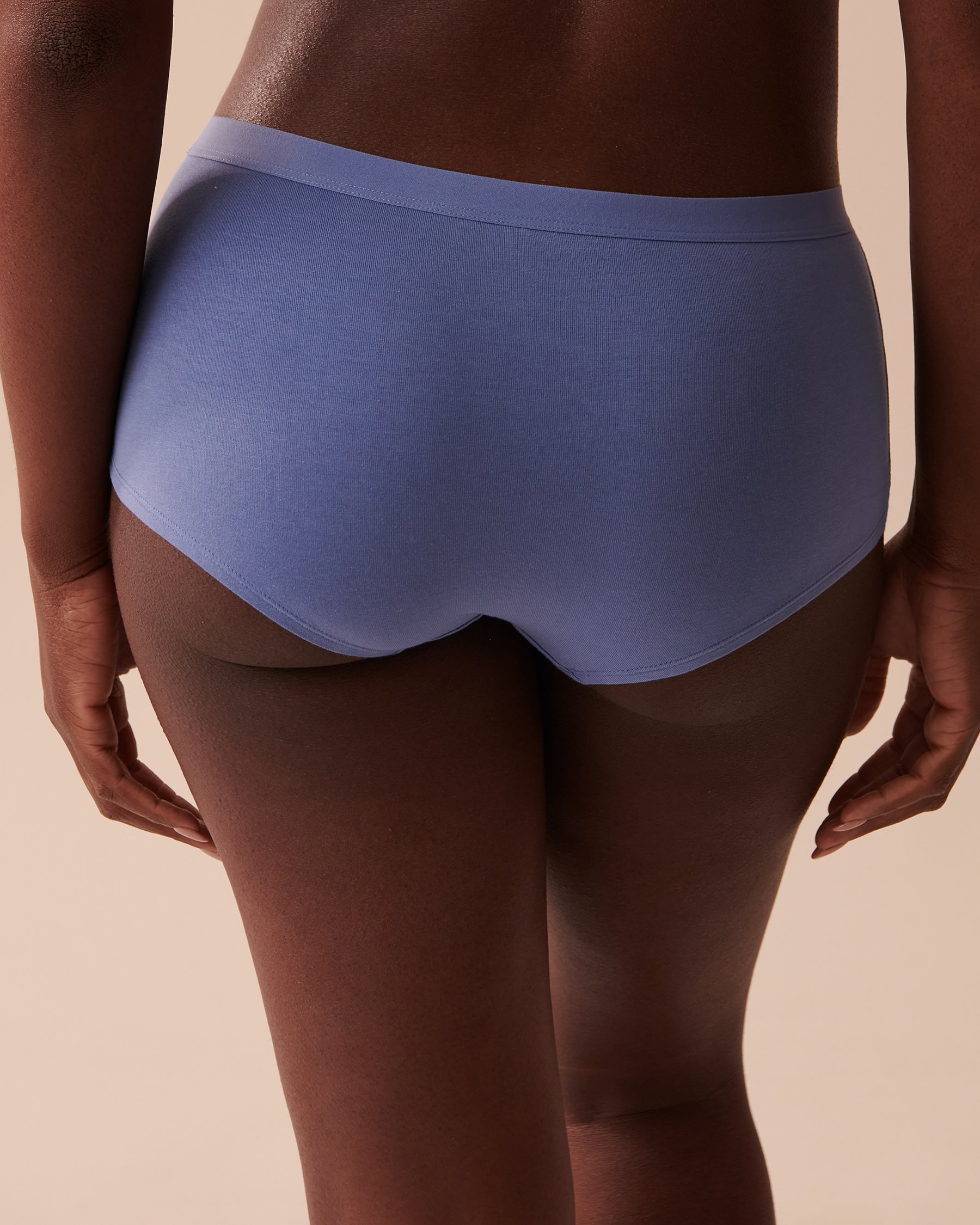 LA VIE EN ROSE Culotte garçonne coton Bleu délicat 20100410 - Voir2