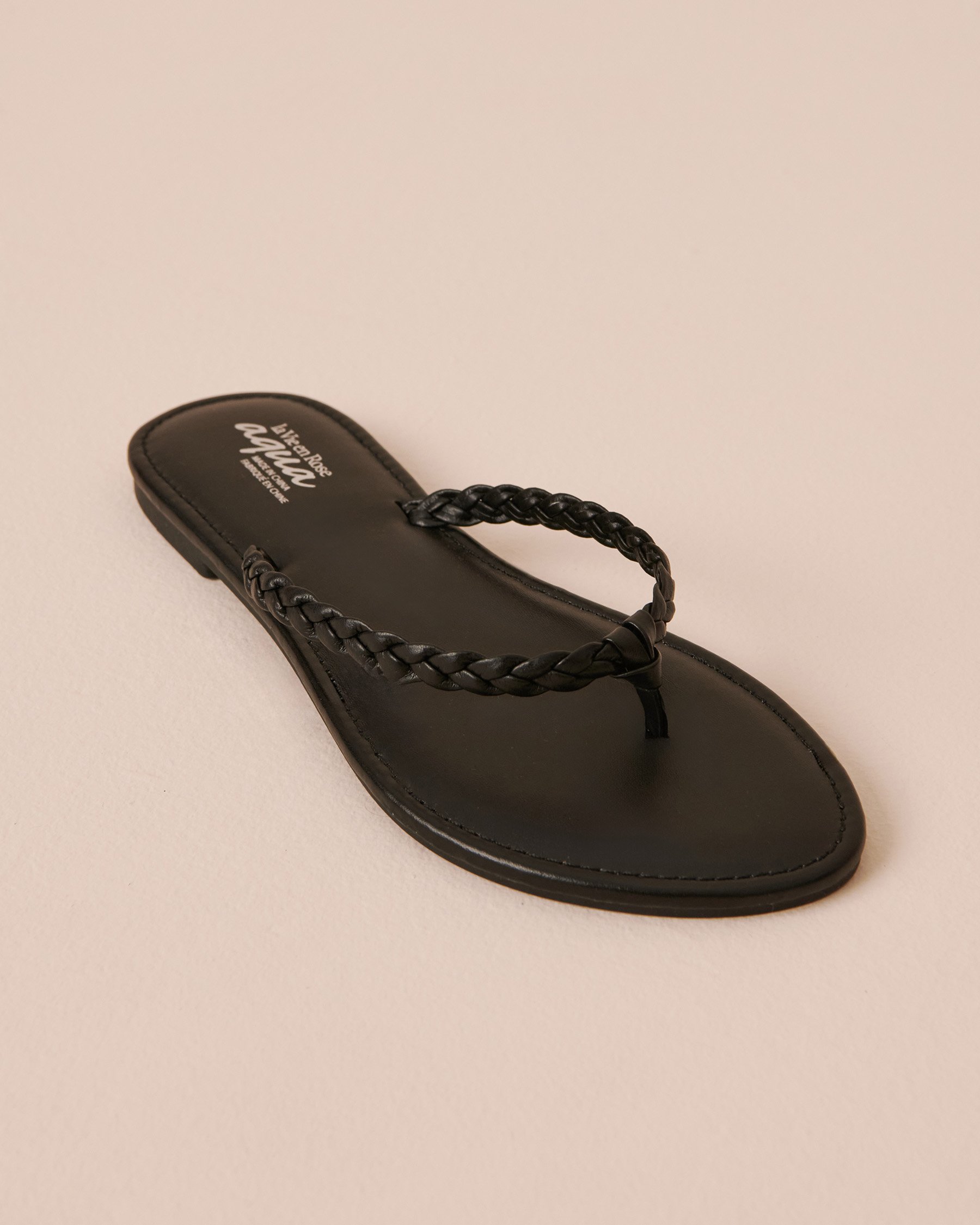 LA VIE EN ROSE AQUA Sandales Noir 80500090 - Voir3