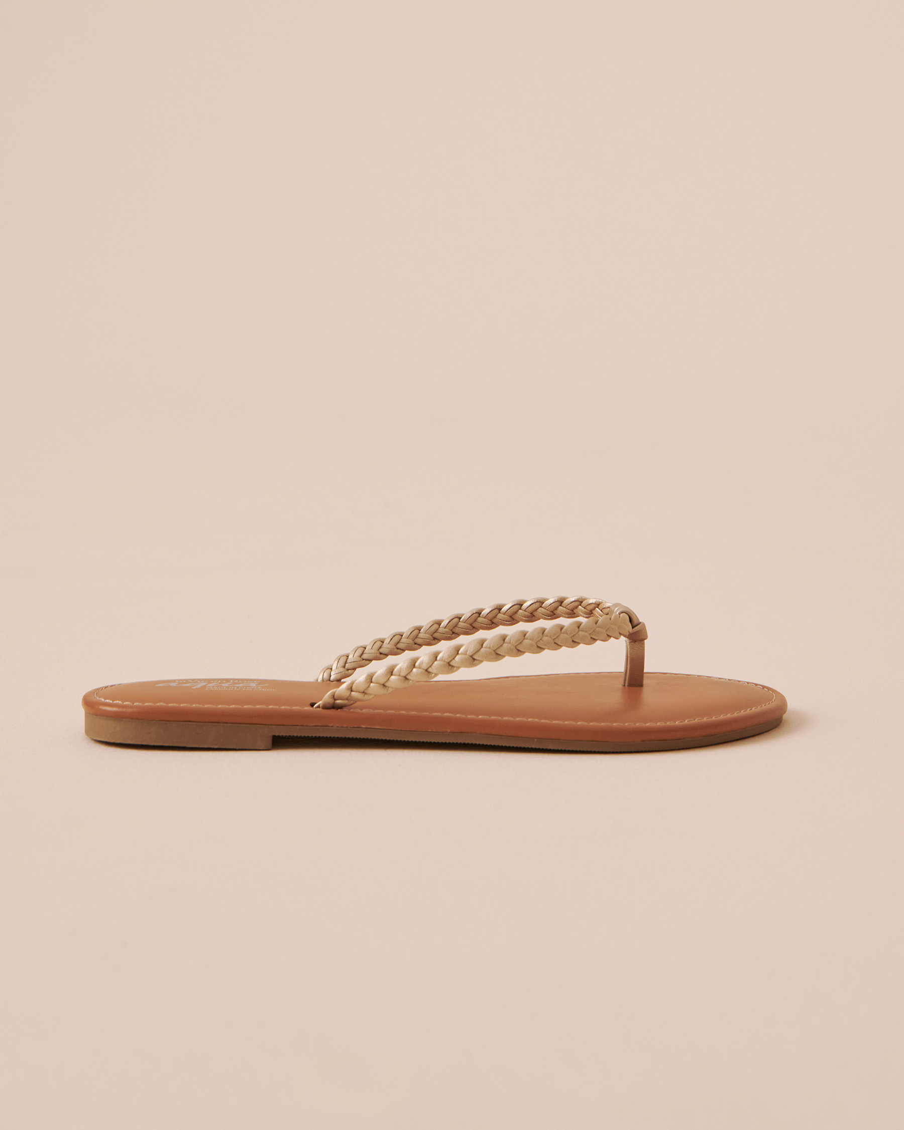 LA VIE EN ROSE AQUA Flip Flops Light brown 80500090 - View2