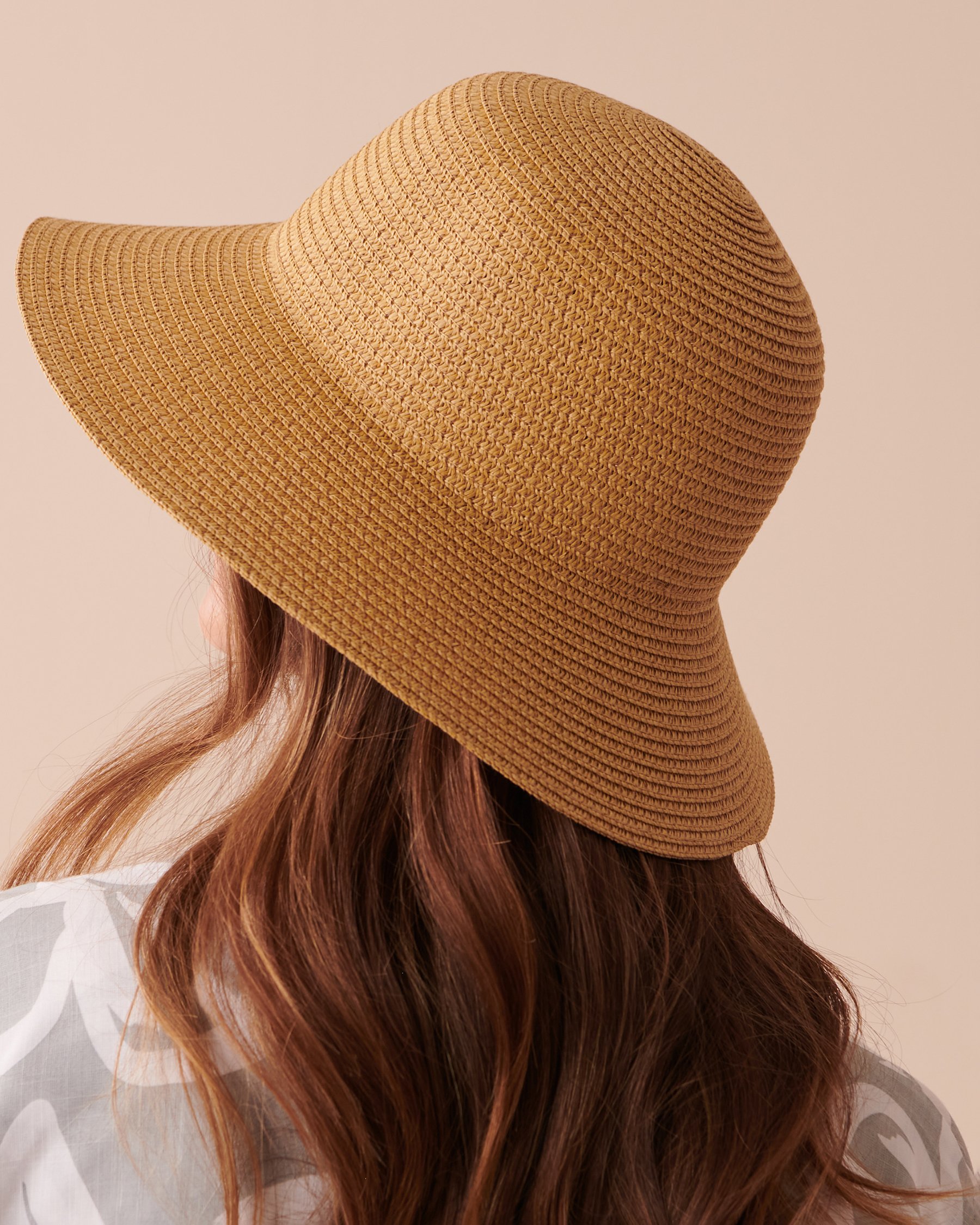 LA VIE EN ROSE AQUA Cloche Hat Brown 80500092 - View2