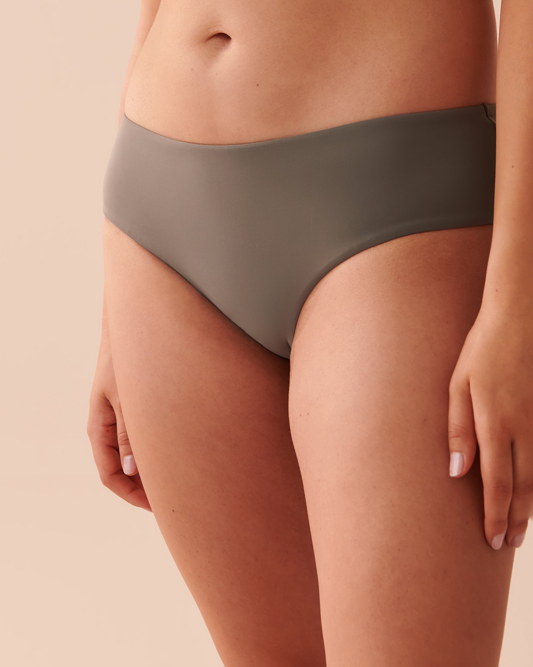 LA VIE EN ROSE AQUA KHAKI GRAY Hipster Bikini Bottom Khaki Grey 70300520 - View1