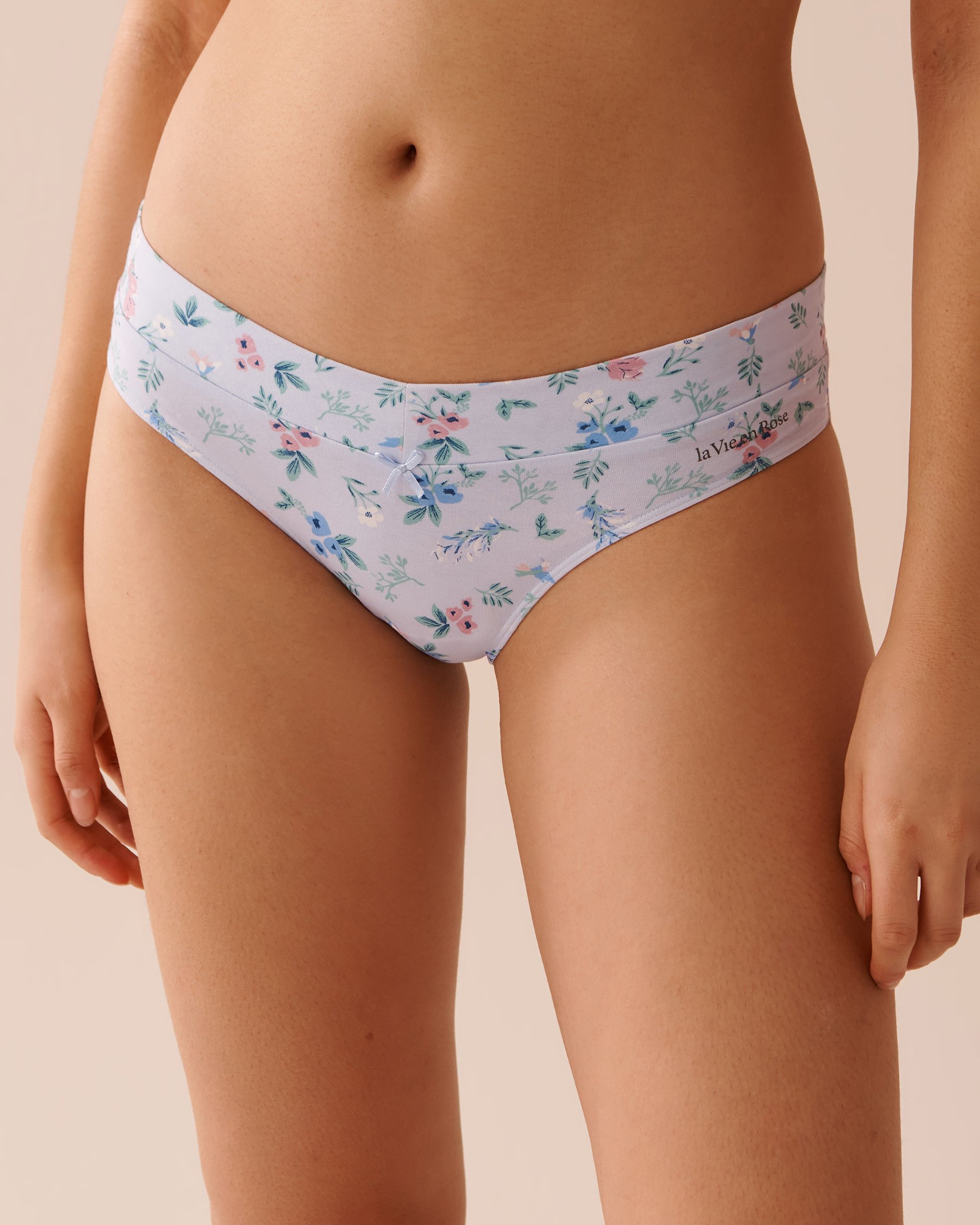 LA VIE EN ROSE Cotton Bikini Panty Spring Garden 20100422 - View3