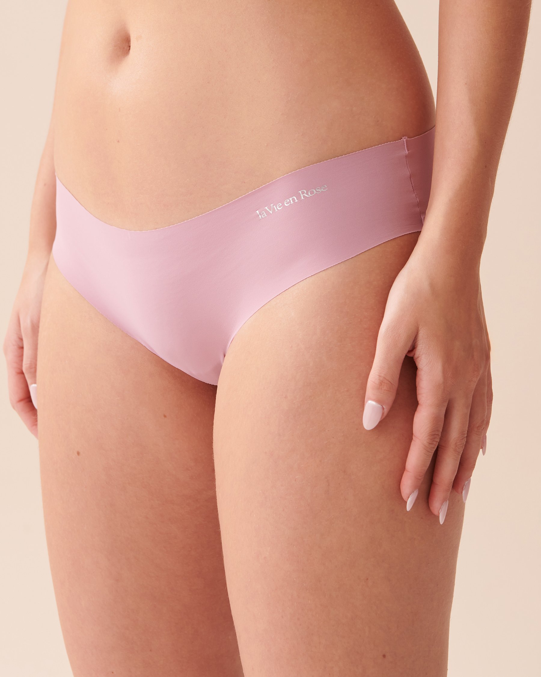 LA VIE EN ROSE Microfiber Invisible Cheeky Panty Orchid Haze 20200454 - View1
