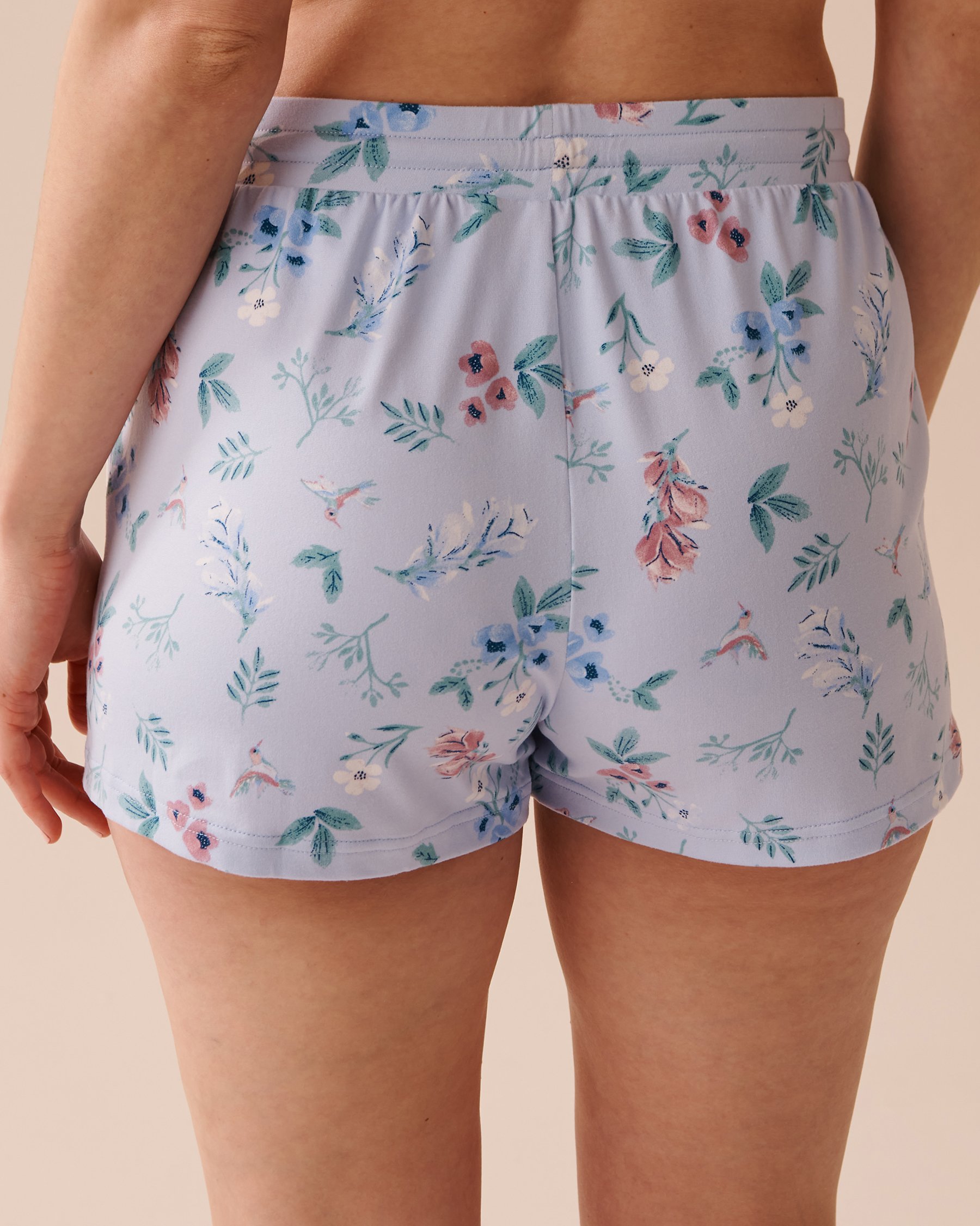 LA VIE EN ROSE Floral Super Soft Pajama Shorts Spring Garden 40200552 - View2