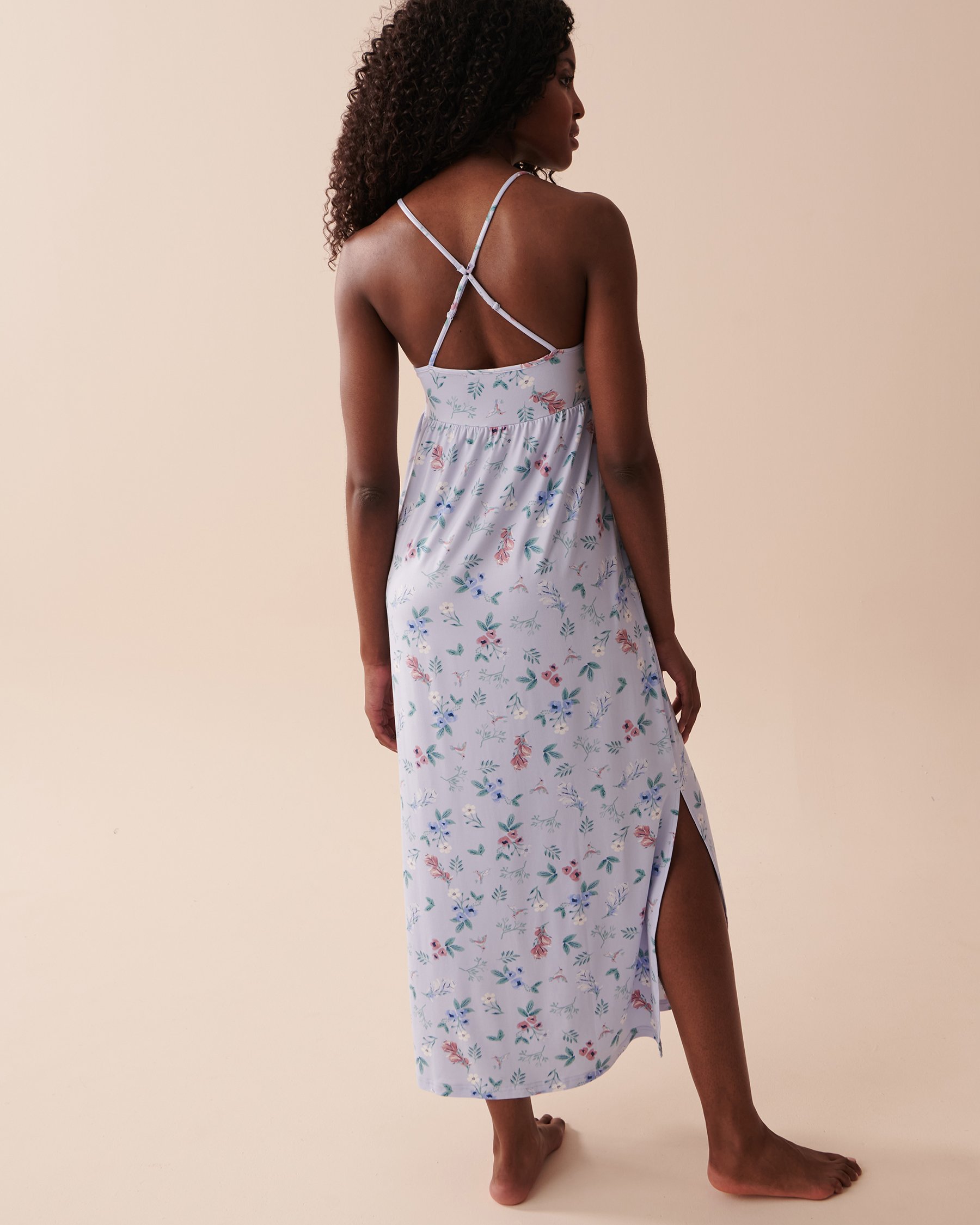 LA VIE EN ROSE Floral Super Soft Long Nightie Spring Garden 40500344 - View2