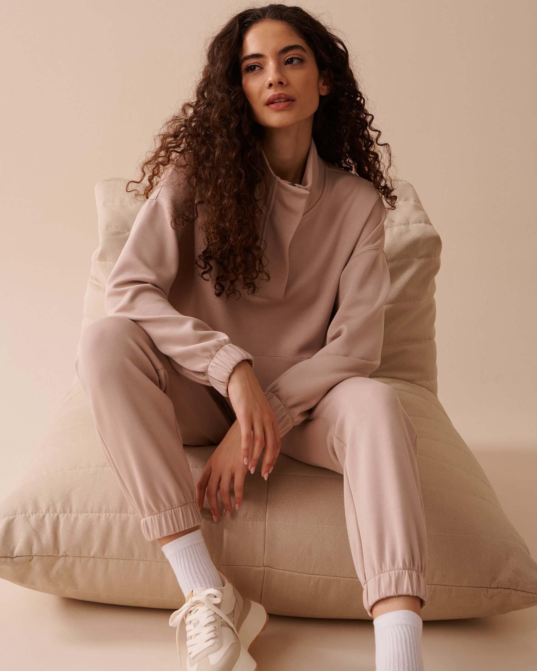 LA VIE EN ROSE Pantalon cargo Beige 50200068 - Voir3