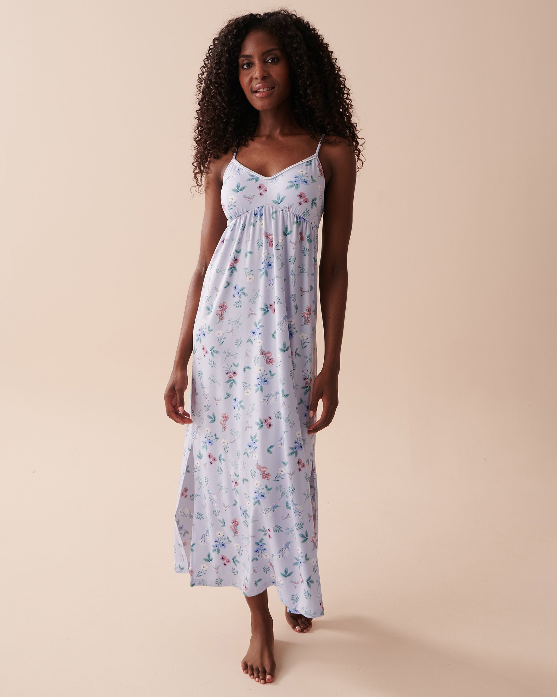 LA VIE EN ROSE Floral Super Soft Long Nightie Spring Garden 40500344 - View3