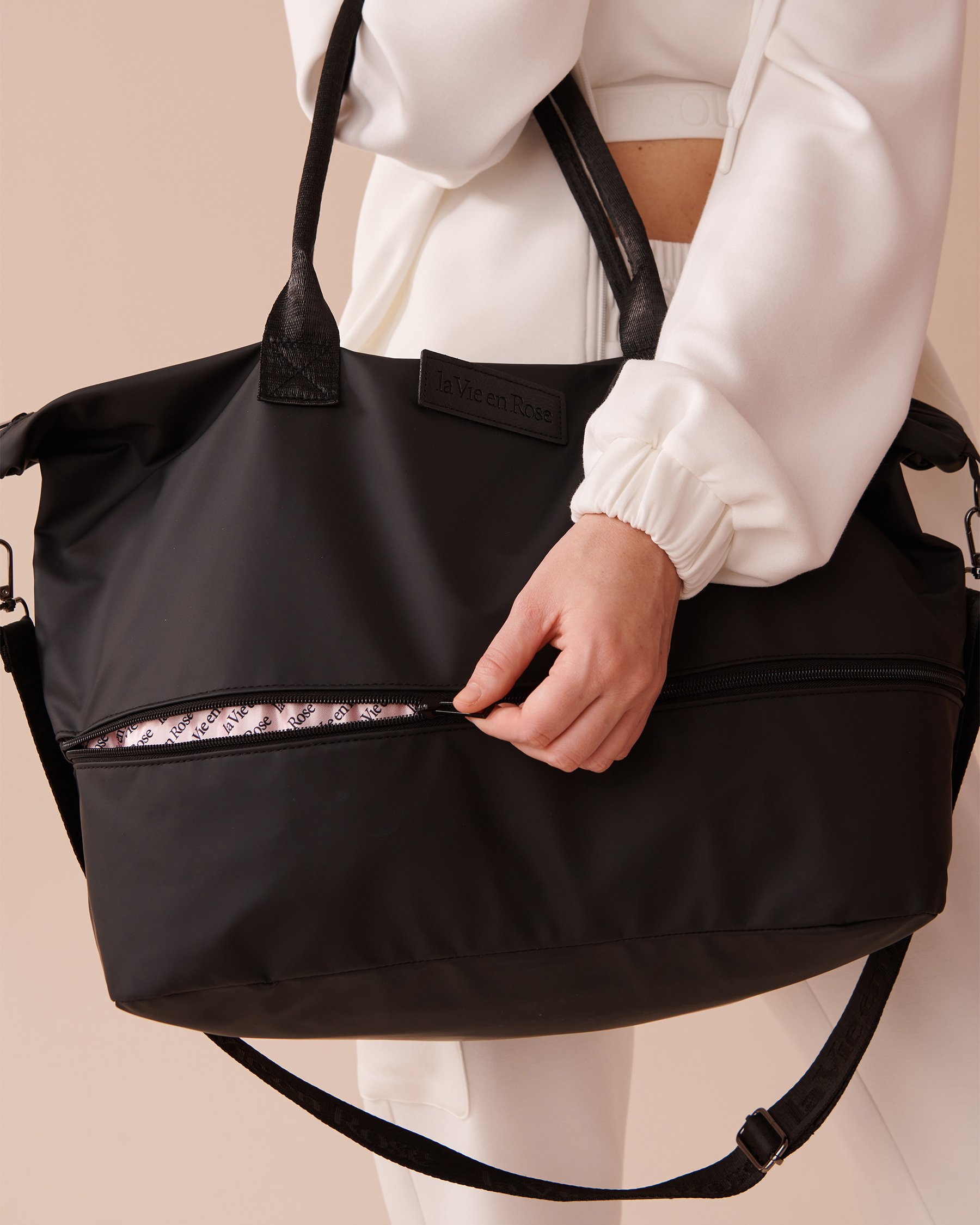 LA VIE EN ROSE Sac fourre-tout Noir 40700326 - Voir4