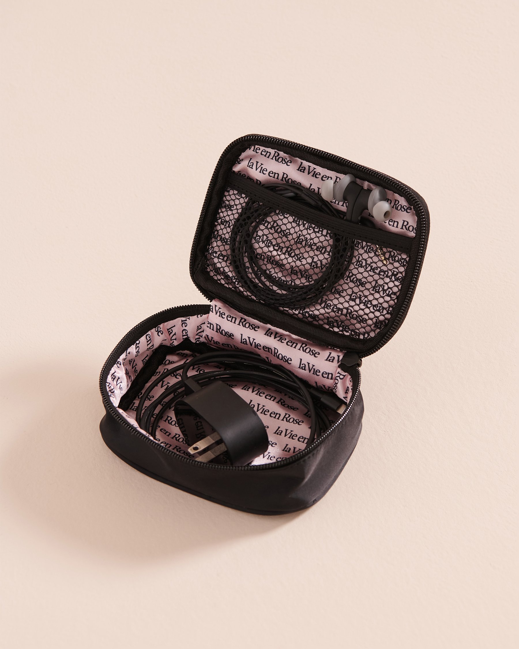 LA VIE EN ROSE Étui pour accessoires Noir 40700328 - Voir1